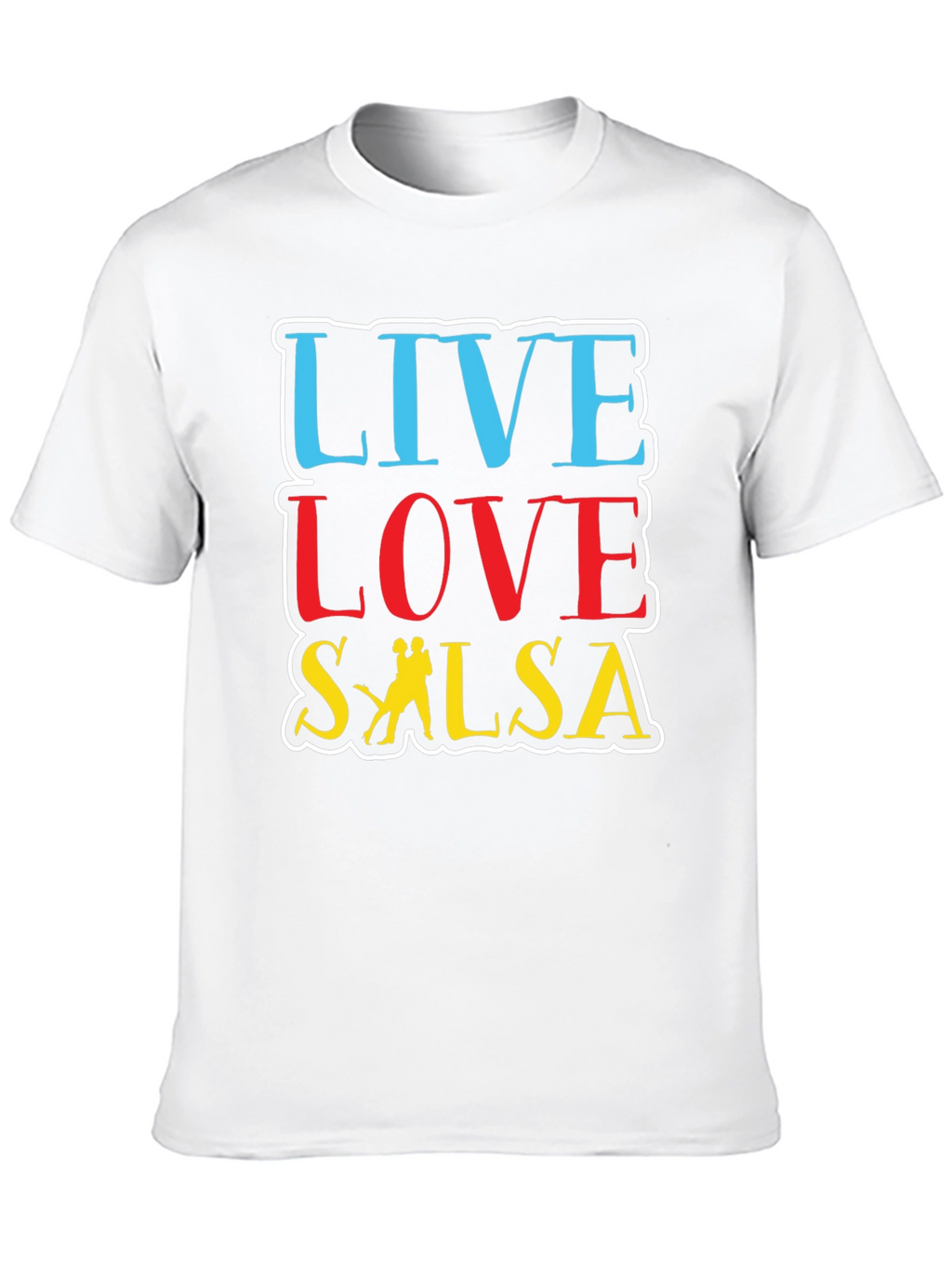 Live Love Salsa T-Shirt - Dance Lovers Apparel