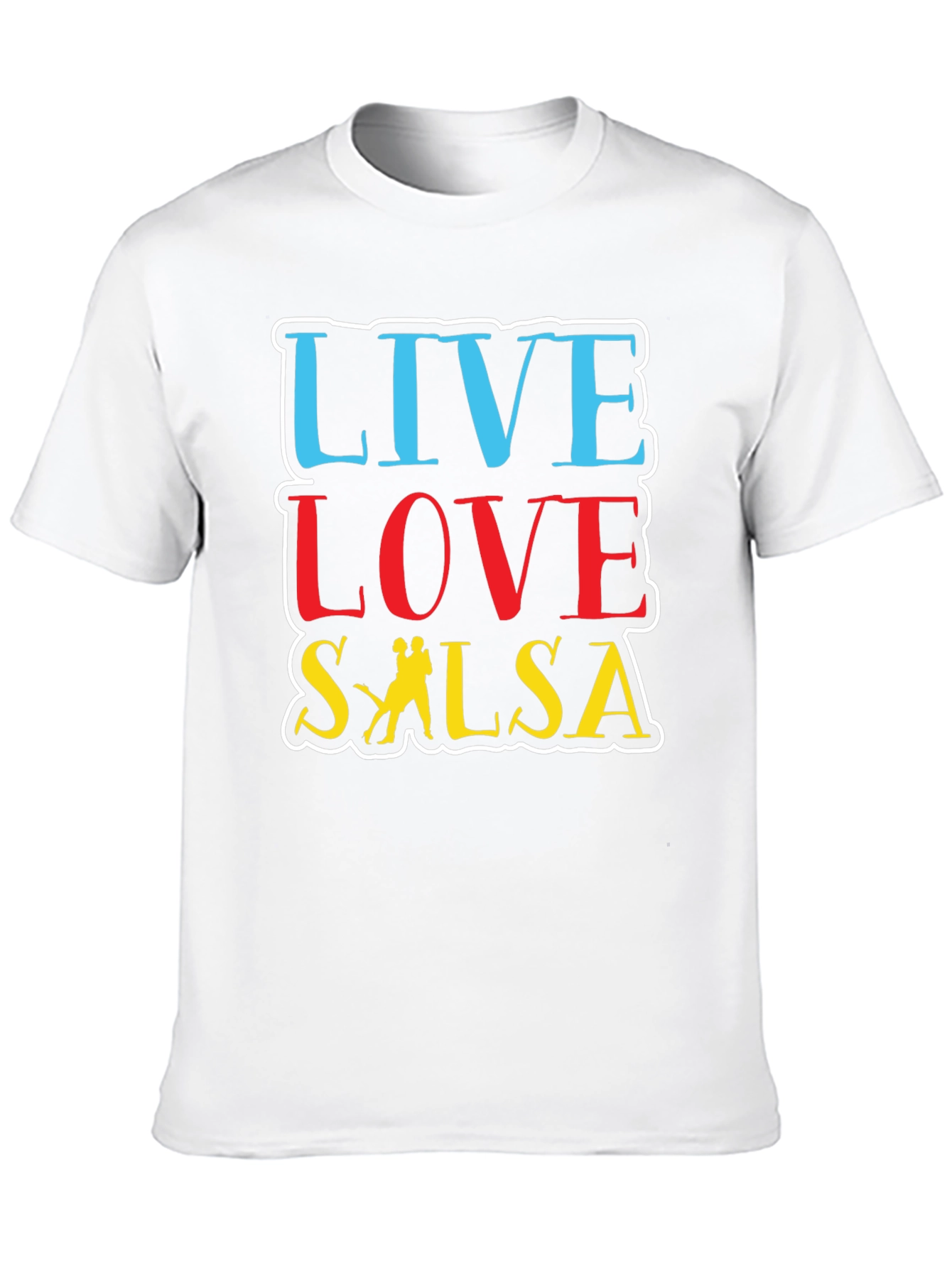 Live Love Salsa T-Shirt - Dance Lovers Apparel