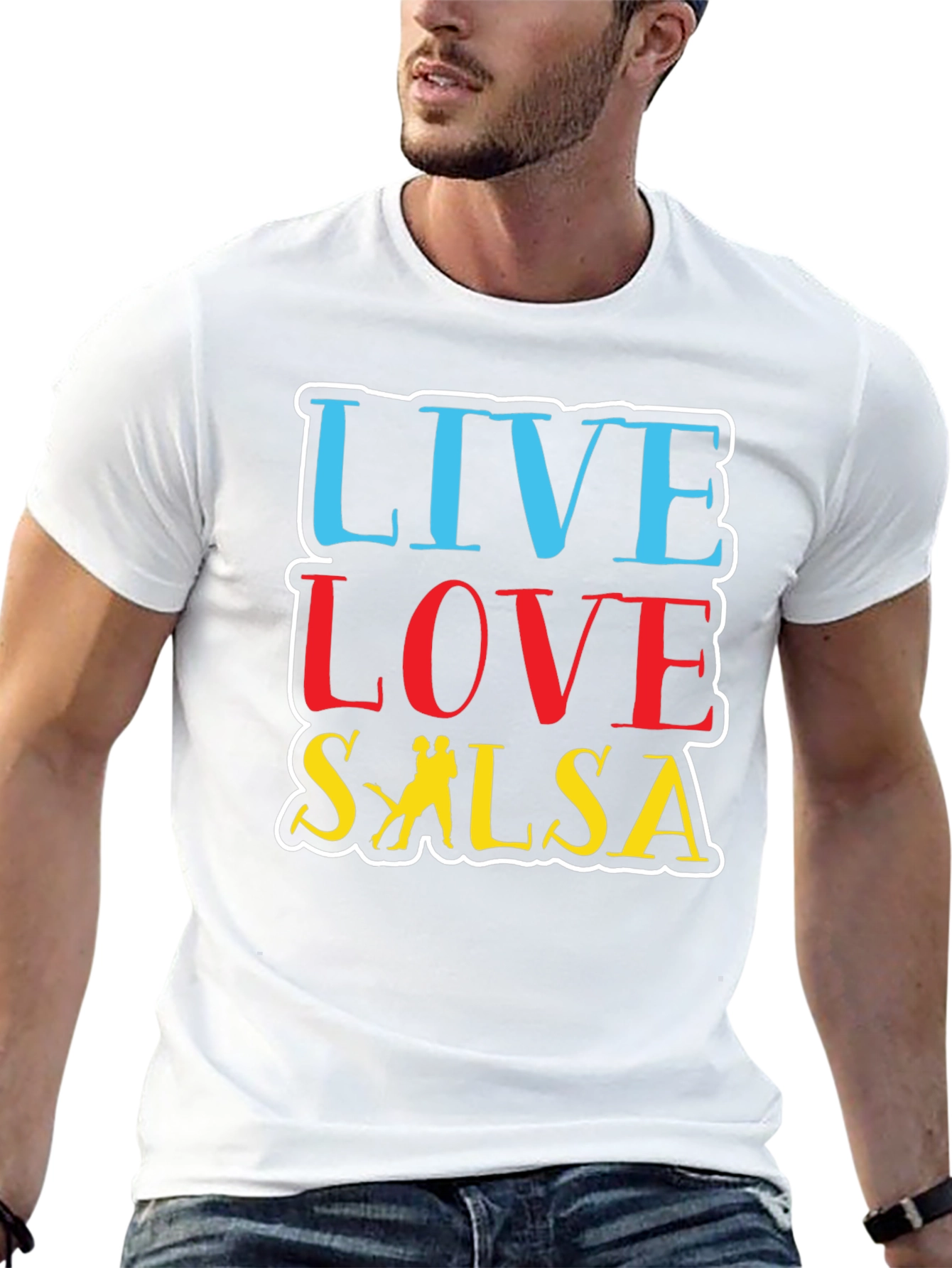Live Love Salsa T-Shirt - Dance Lovers Apparel