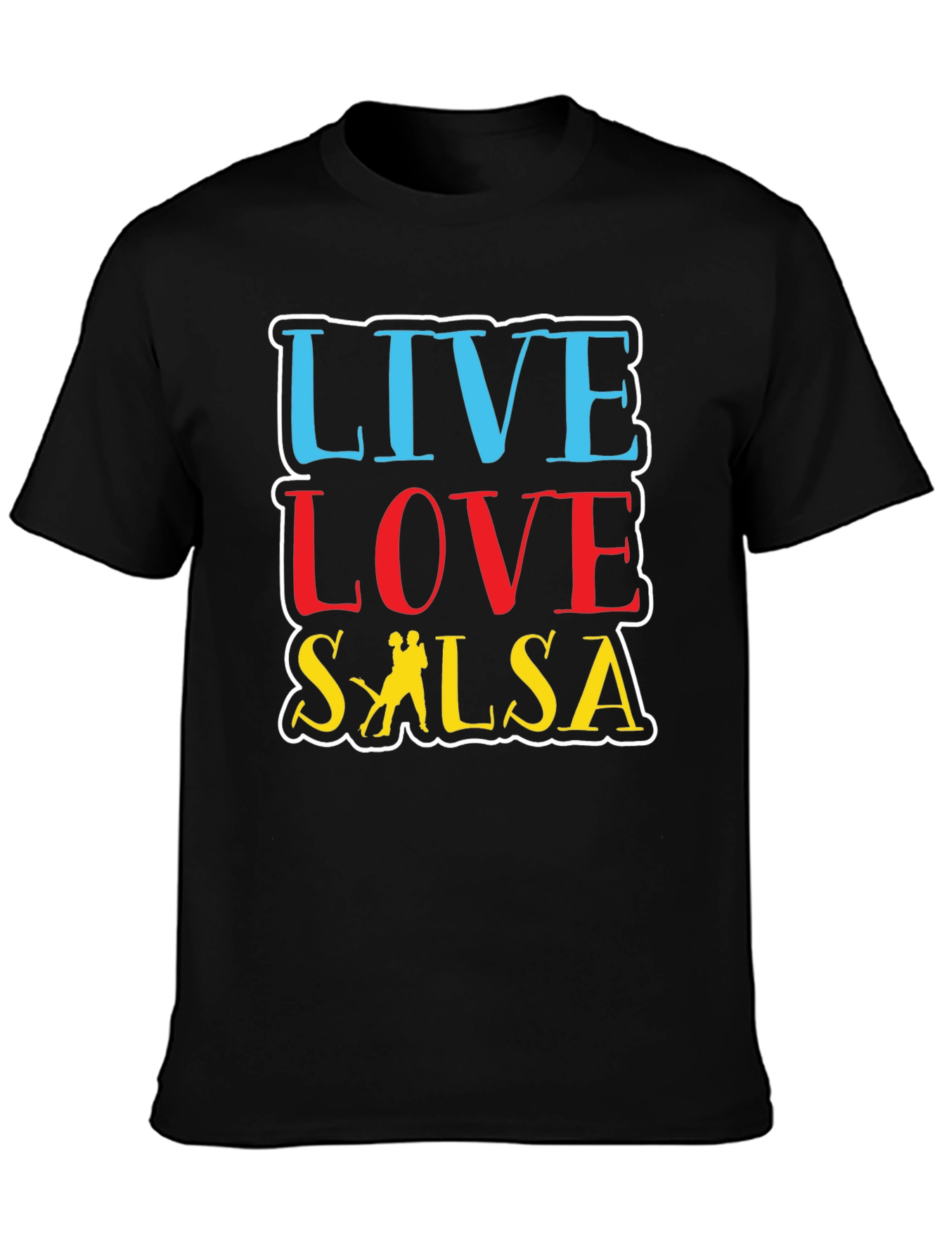 Live Love Salsa T-Shirt - Dance Lovers Apparel