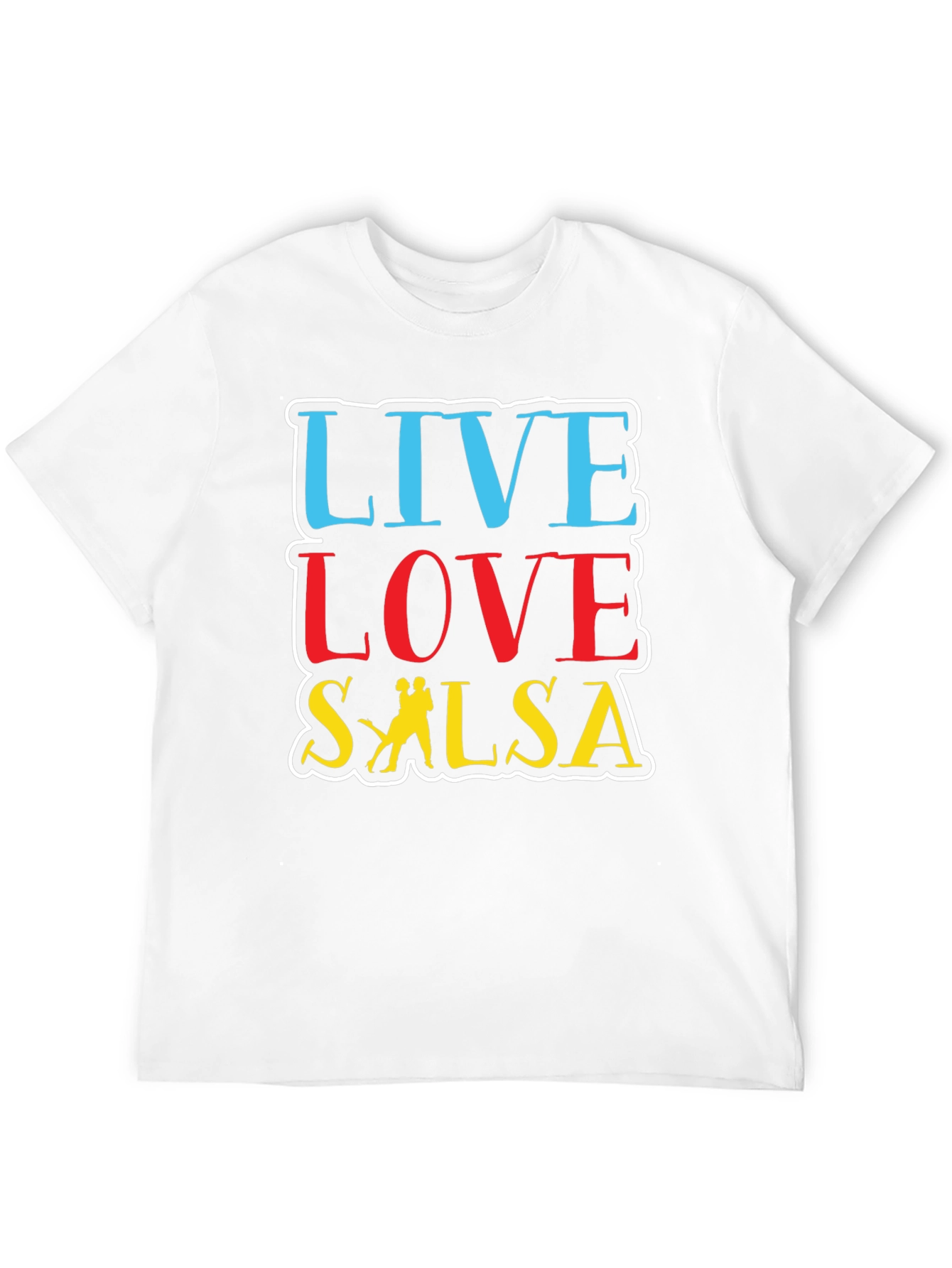 Live Love Salsa T-Shirt - Dance Lovers Apparel