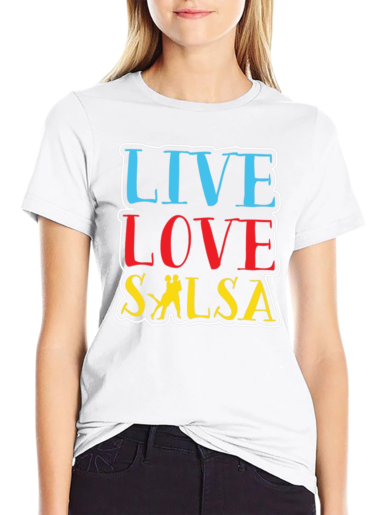 Live Love Salsa T-Shirt - Dance Lovers Apparel