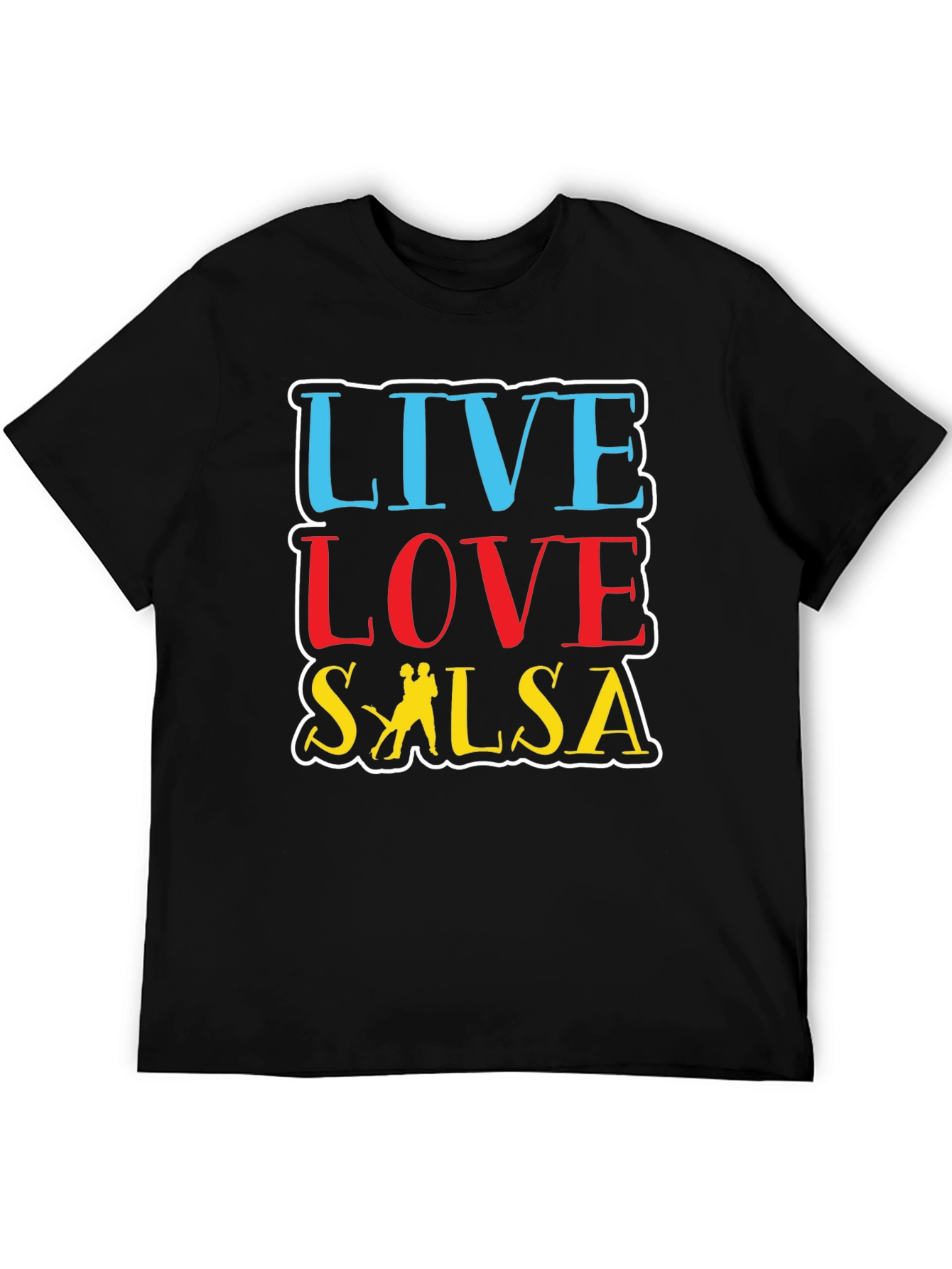 Live Love Salsa T-Shirt - Dance Lovers Apparel