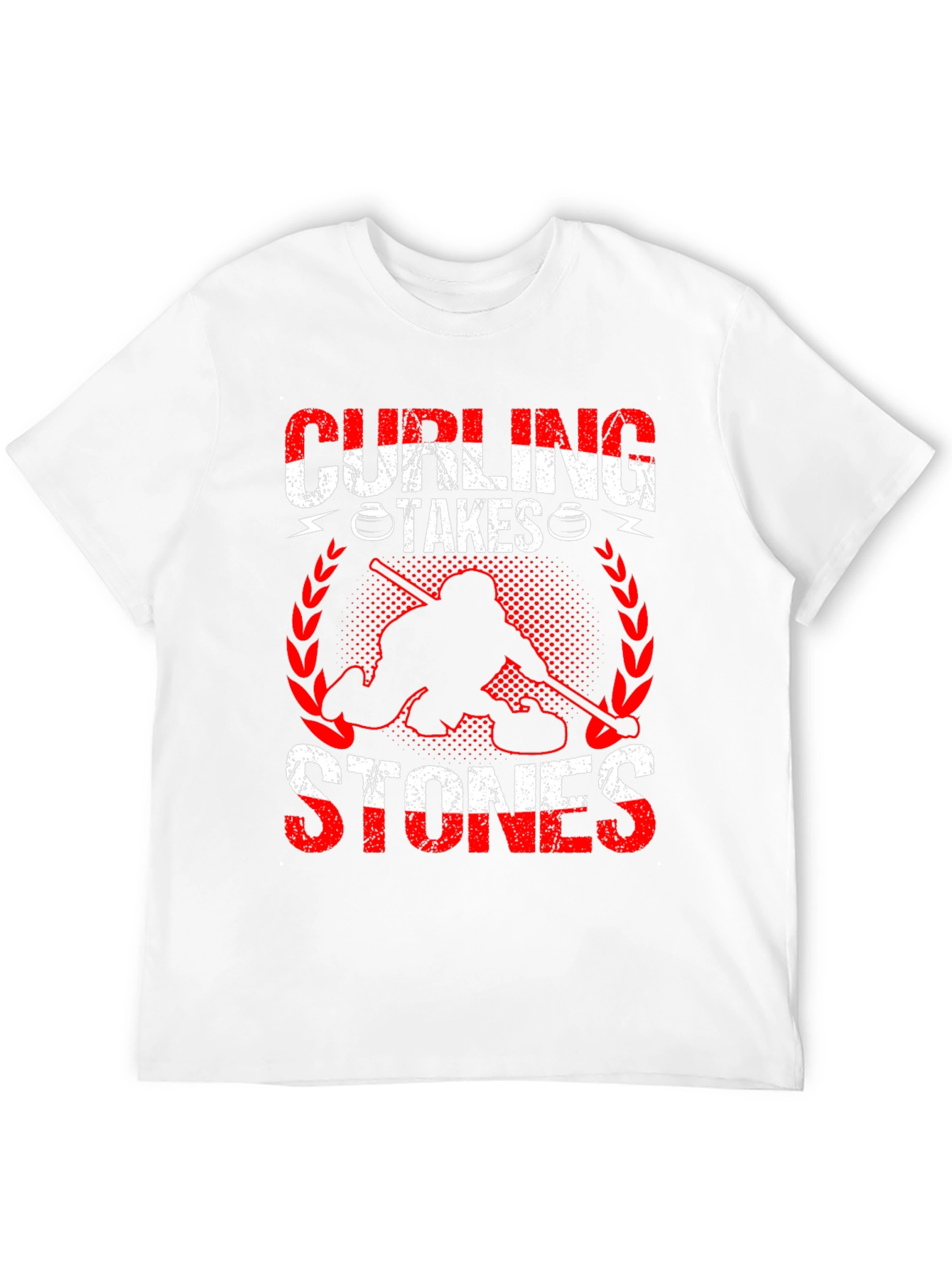 Curling Takes Stones Graphic Tee