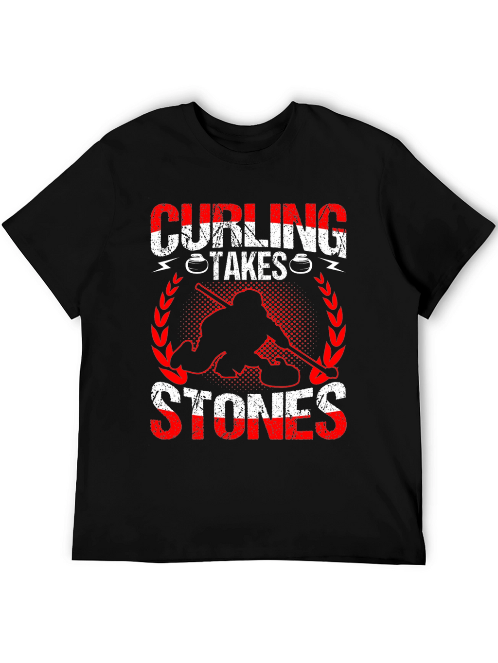 Curling Takes Stones Graphic Tee