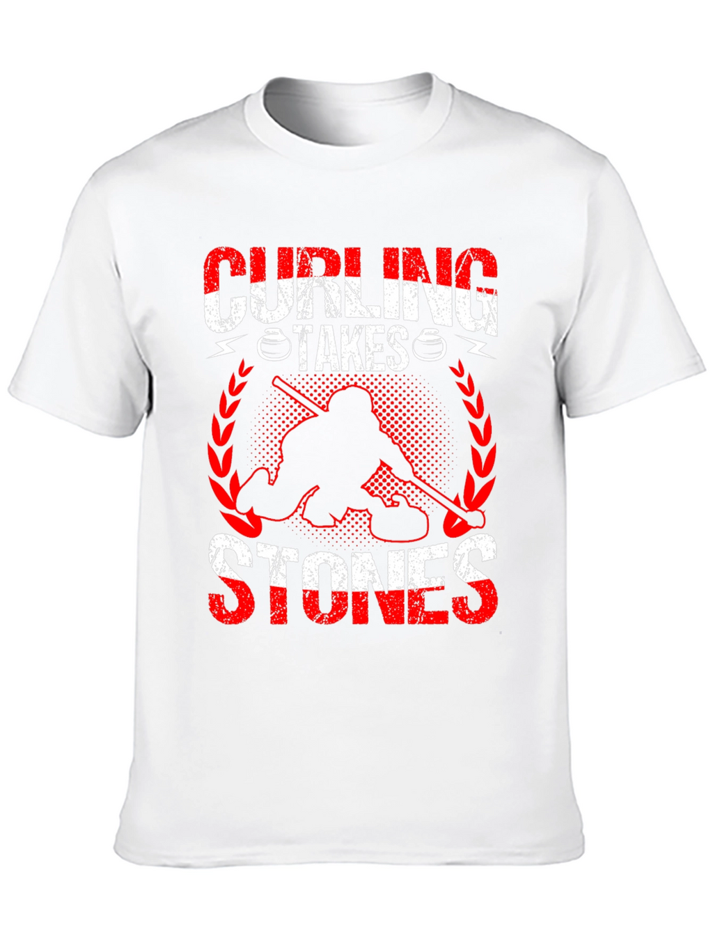 Curling Takes Stones Graphic Tee