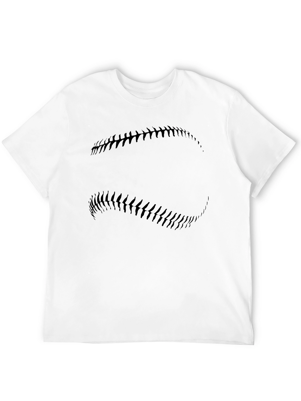Baseball Graphic Black T-Shirt