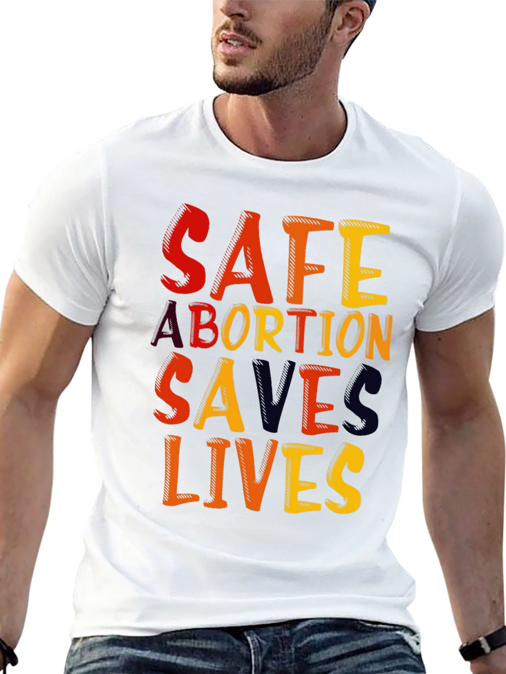 Safe Abortion Saves Lives Graphic T-Shirt
