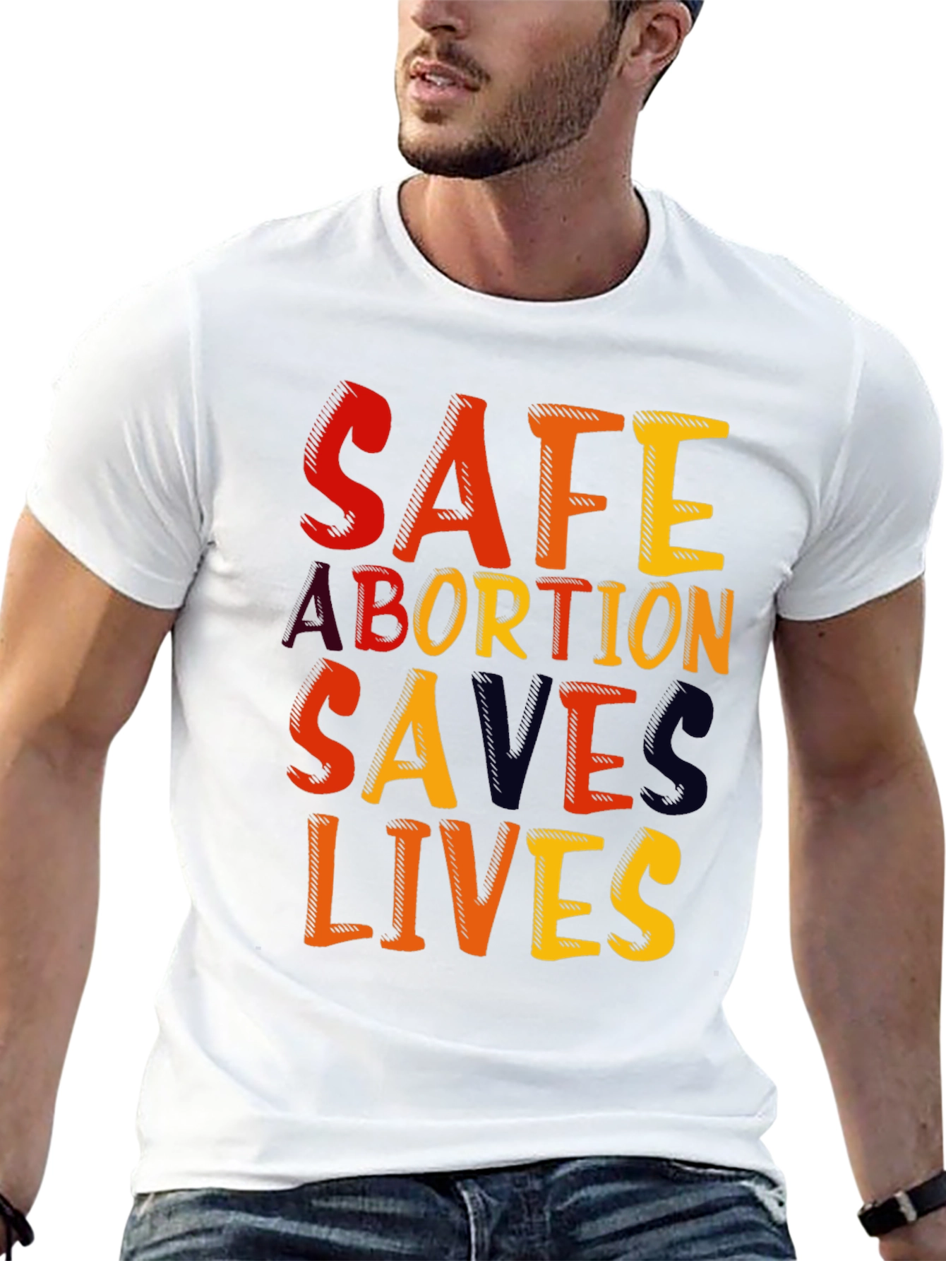 Safe Abortion Saves Lives Graphic T-Shirt