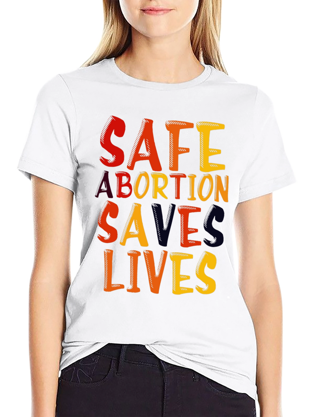 Safe Abortion Saves Lives Graphic T-Shirt