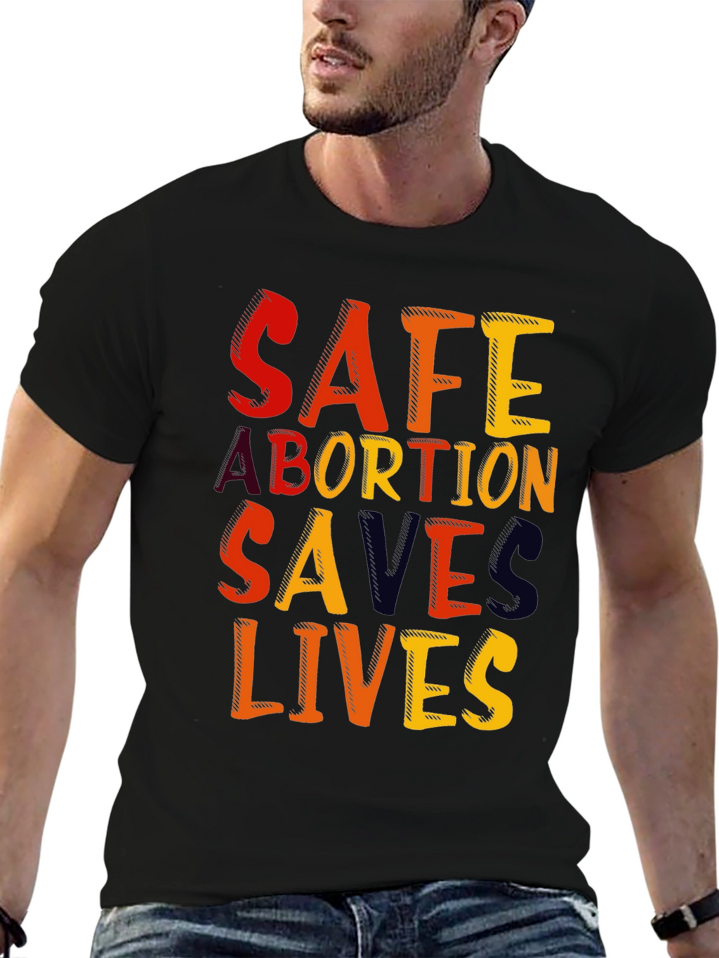 Safe Abortion Saves Lives Graphic T-Shirt