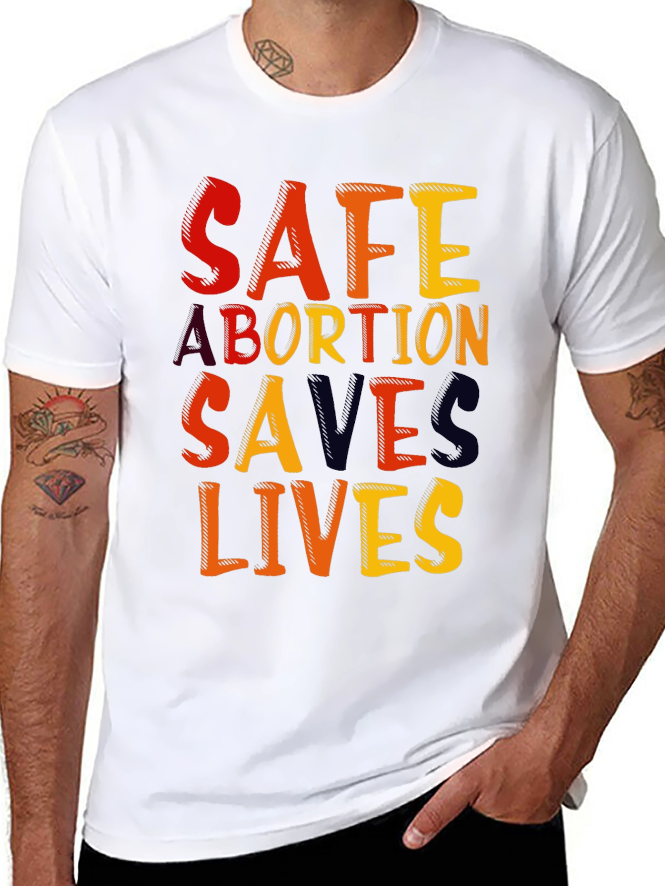 Safe Abortion Saves Lives Graphic T-Shirt