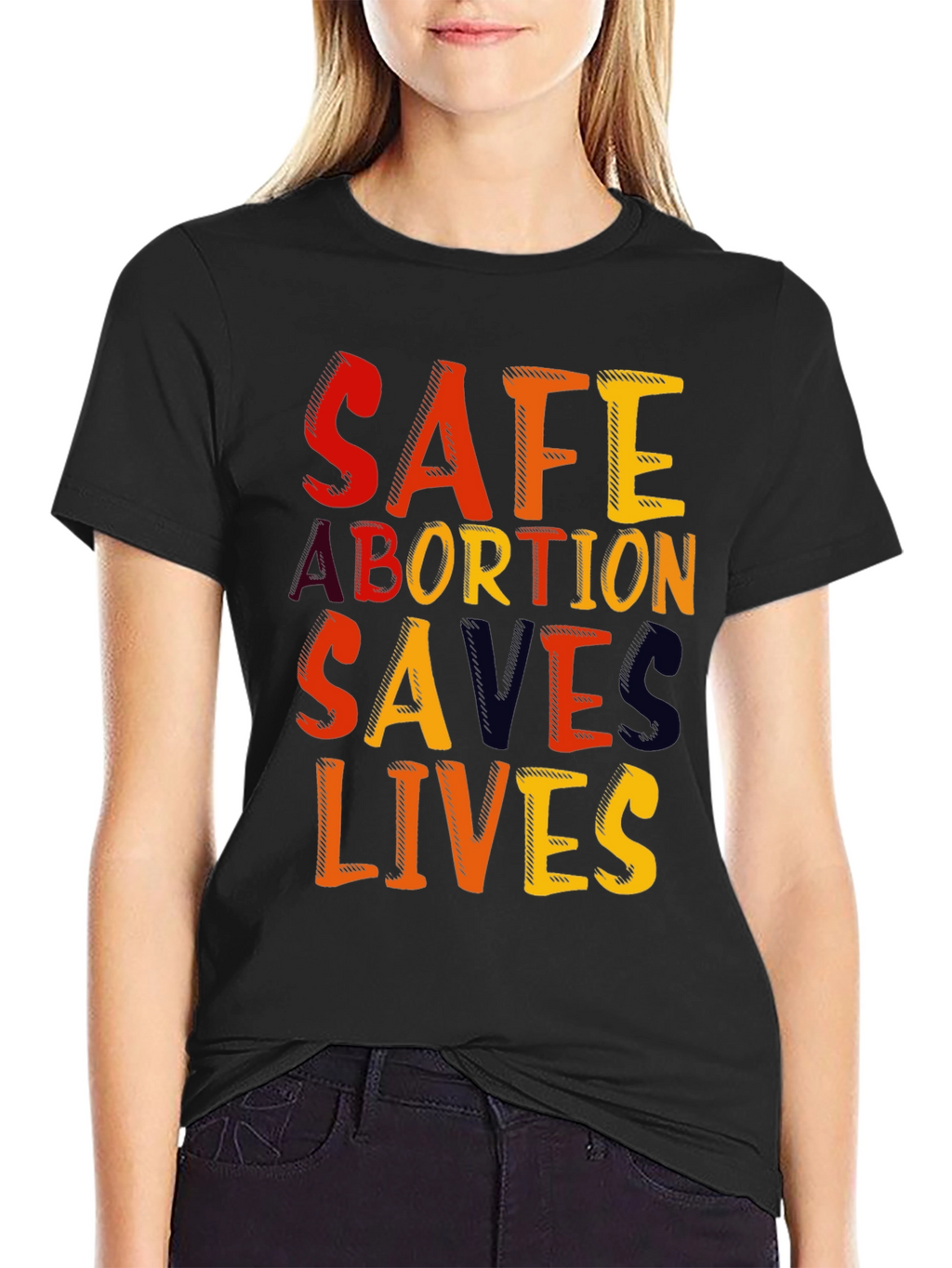 Safe Abortion Saves Lives Graphic T-Shirt
