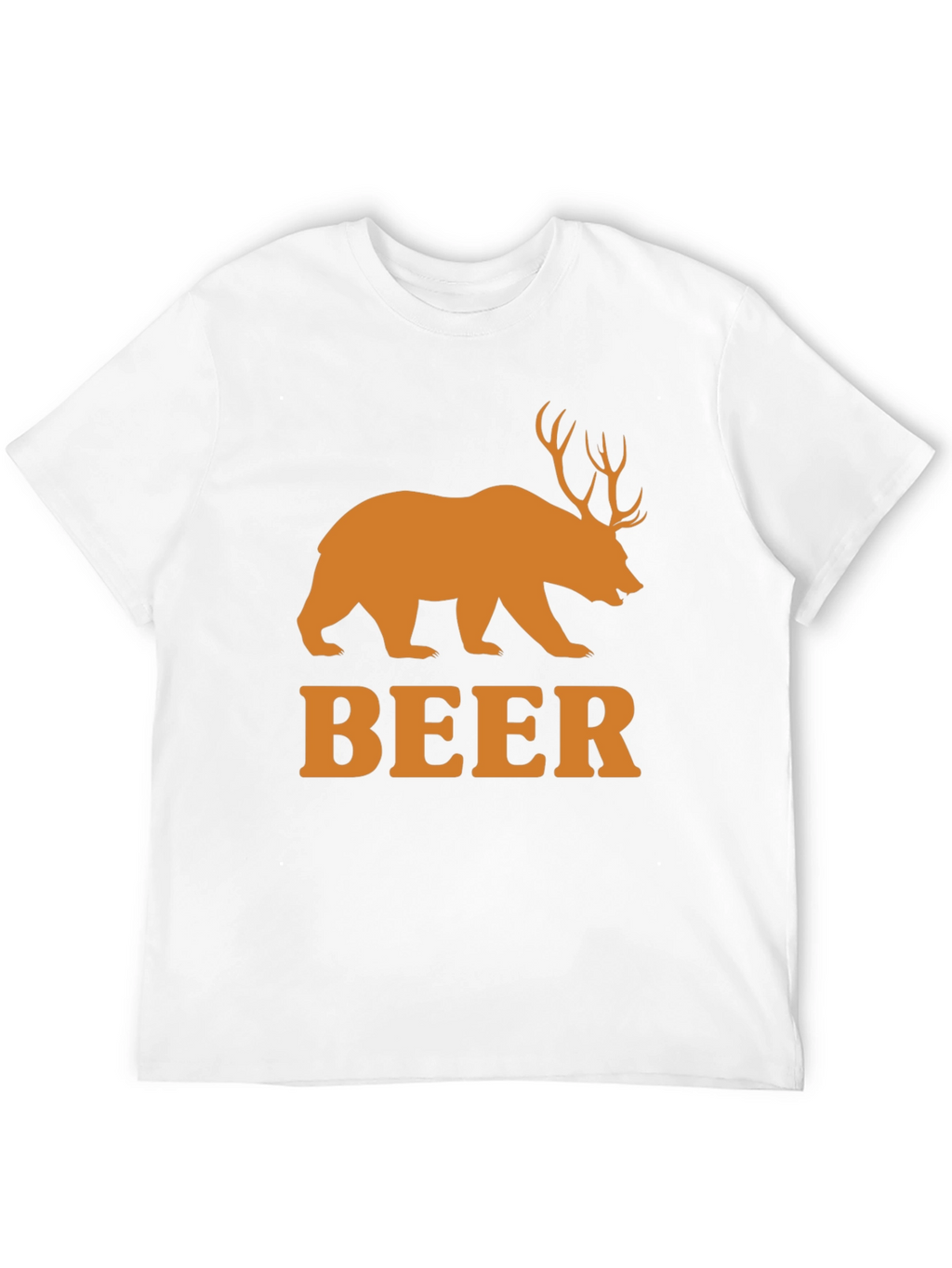 Beer Bear Deer Funny Mens T-Shirt