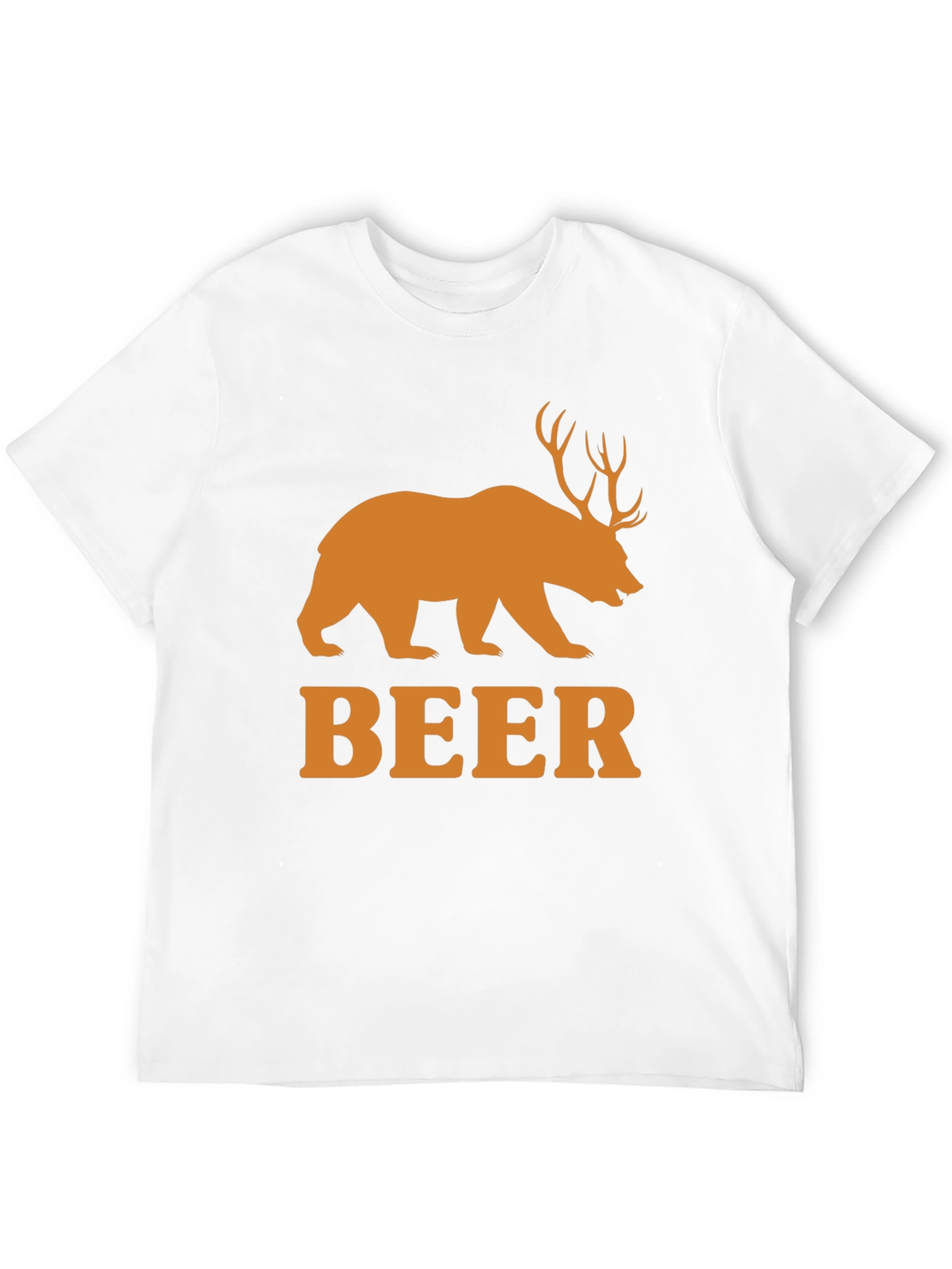 Beer Bear Deer Funny Mens T-Shirt
