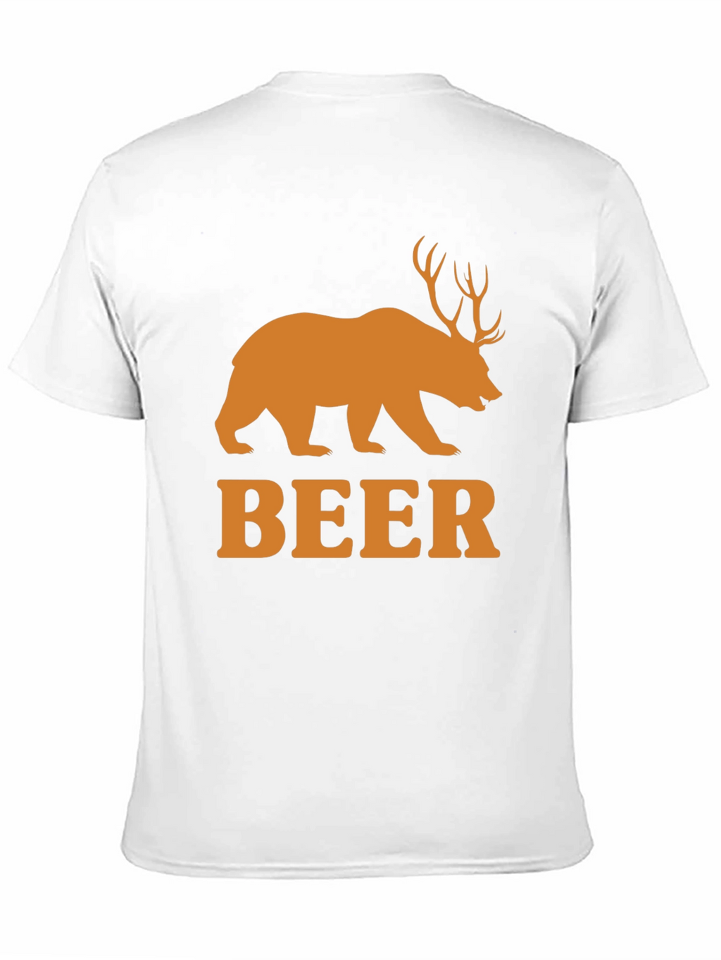 Beer Bear Deer Funny Mens T-Shirt