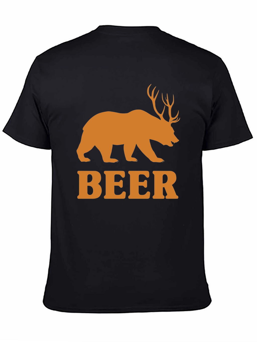 Beer Bear Deer Funny Mens T-Shirt