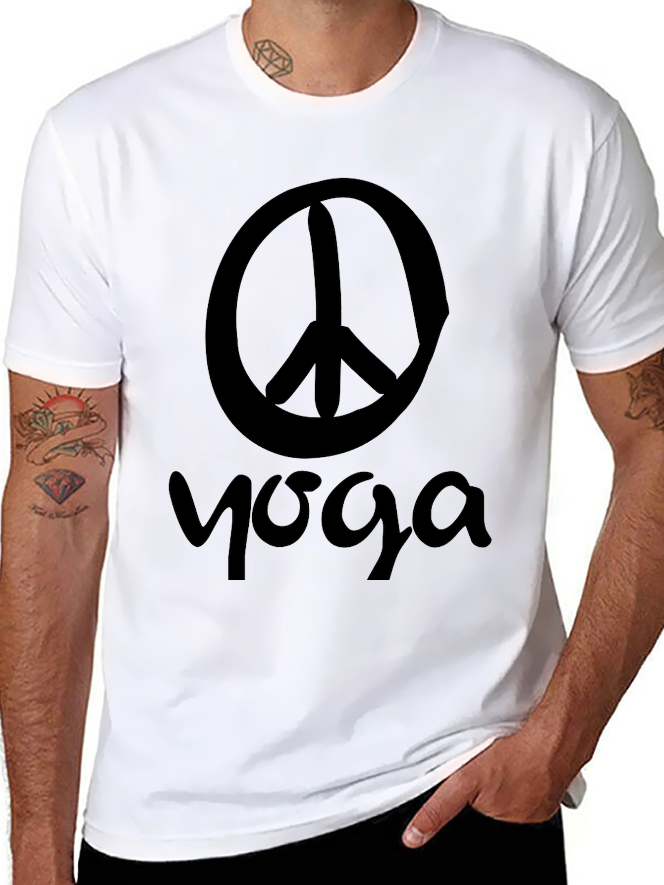 Peace Yoga Graphic T-Shirt - Unisex