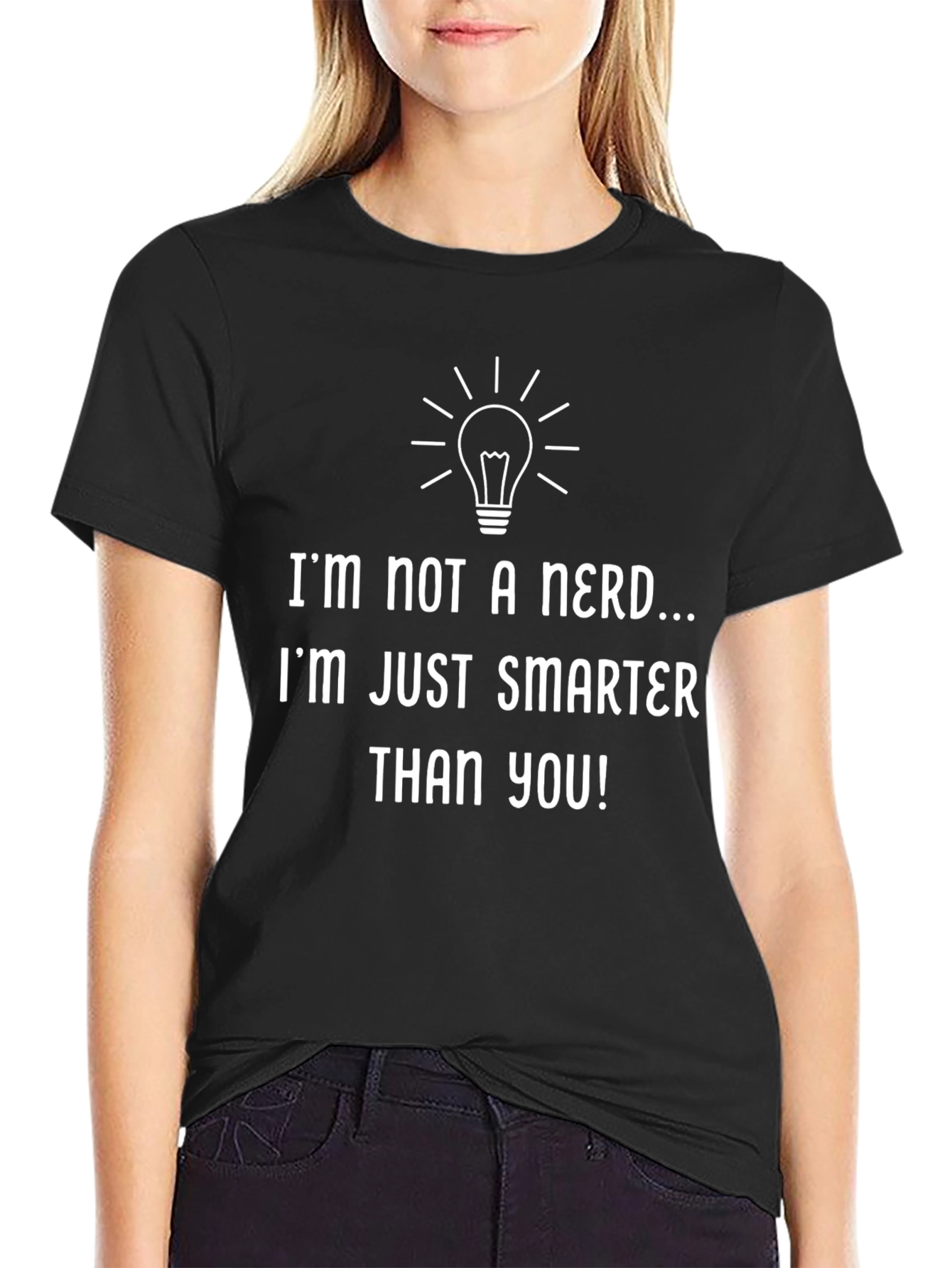 Funny Smart Nerd T-Shirt - Im Not A Nerd