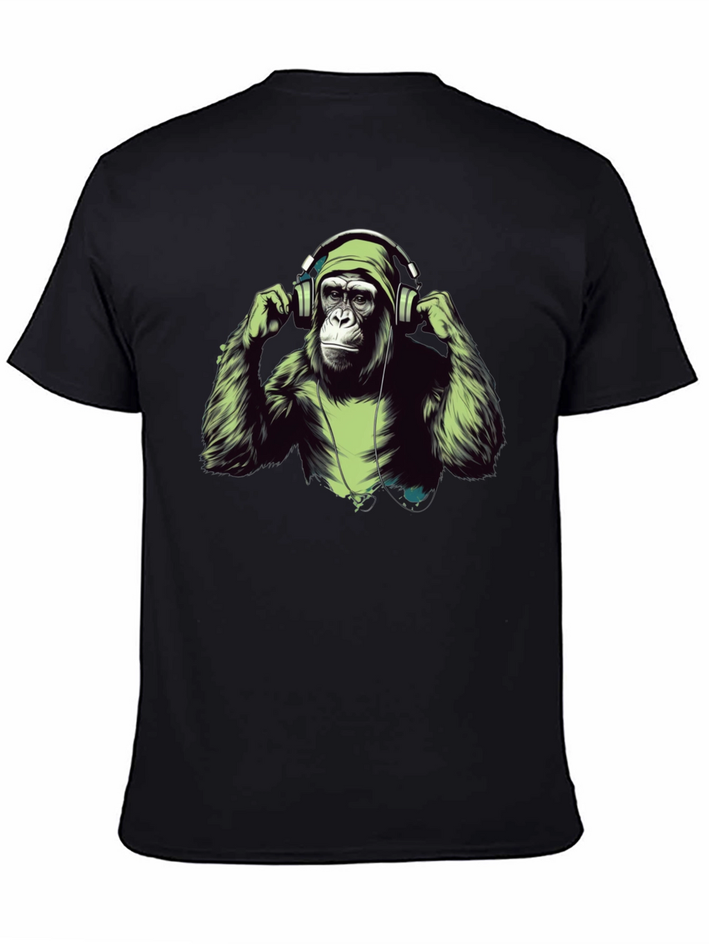 Cool Ape Headphones Graphic T-Shirt