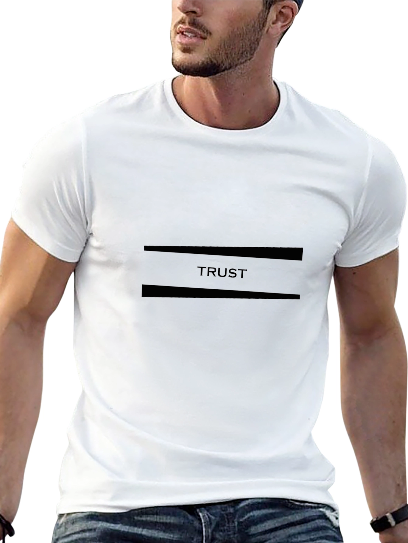 Trust Black Graphic Tee
