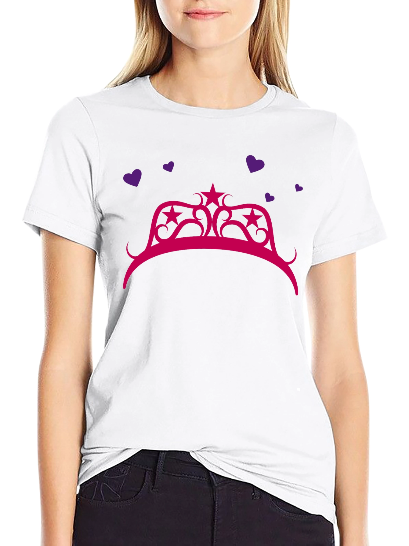 Princess Crown Graphic Tee - Fun & Stylish!