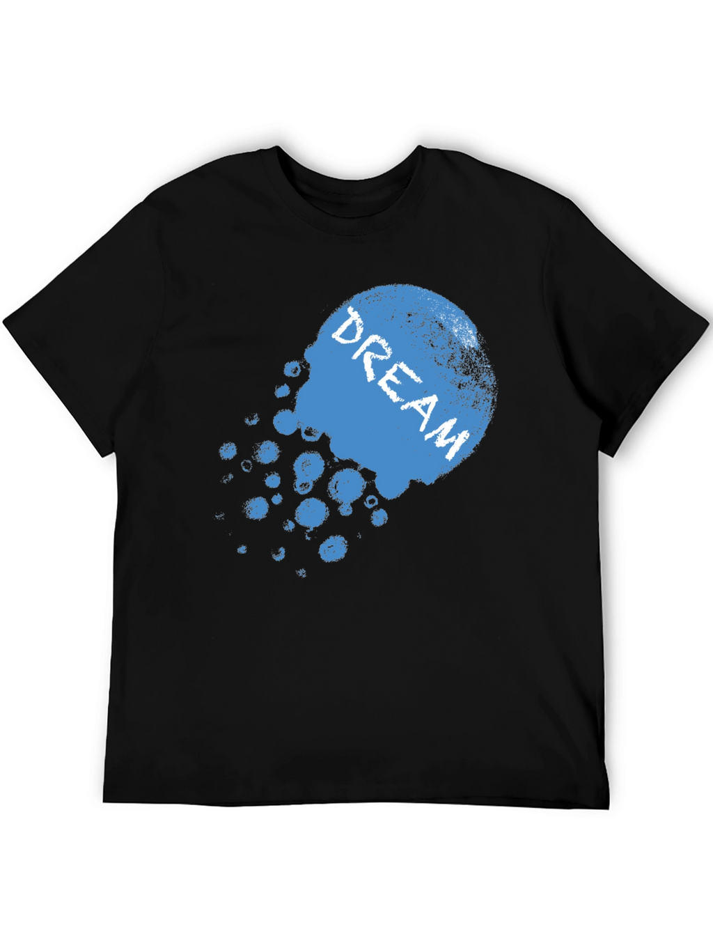 Dream Graphic Print Black T-Shirt