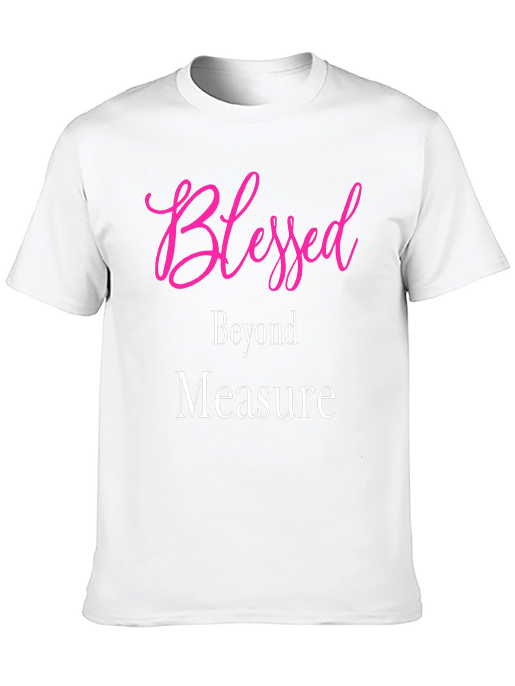 Blessed Beyond Measure Graphic Tee - Stylish Black T-Shirt
