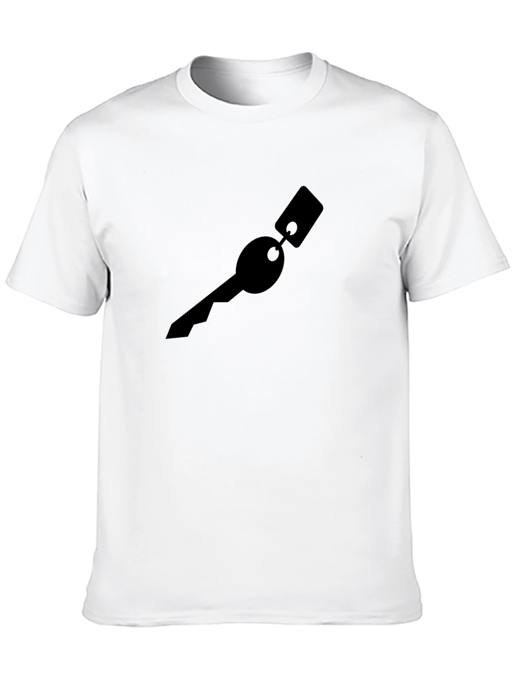 Key Graphic Black T-Shirt - Modern Style