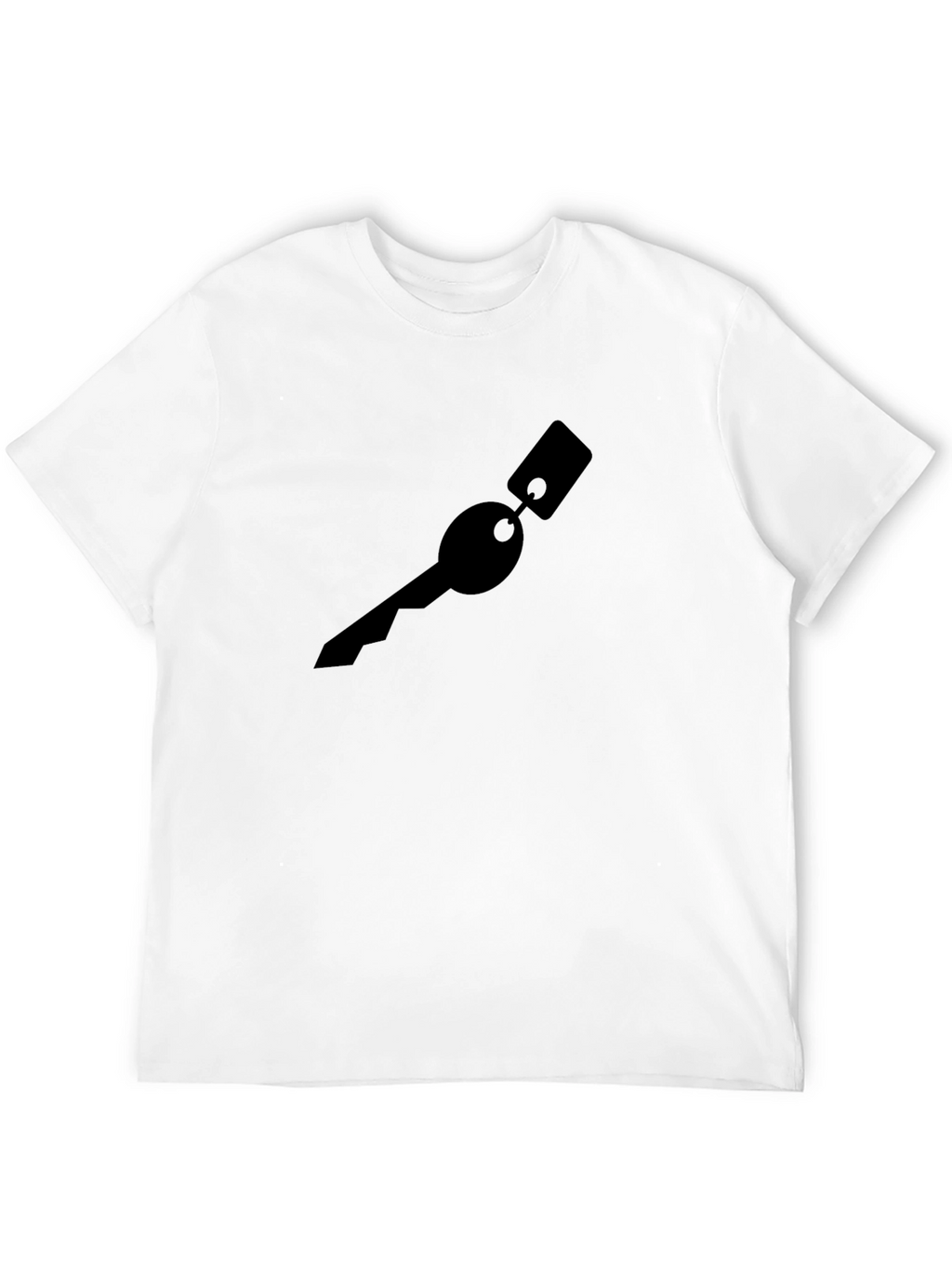 Key Graphic Black T-Shirt - Modern Style