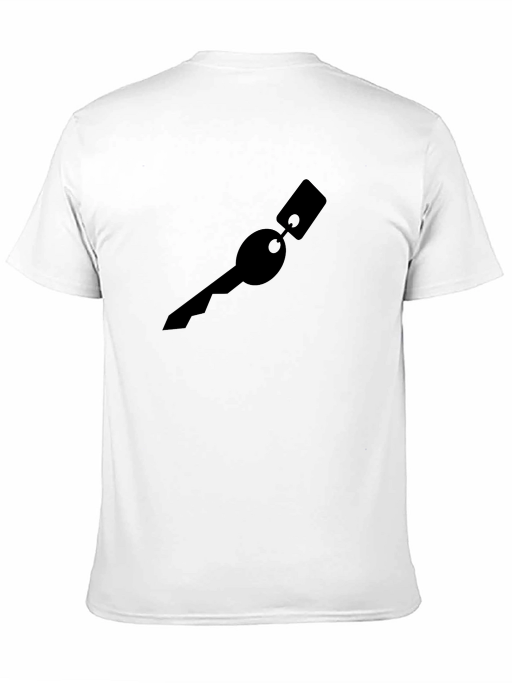 Key Graphic Black T-Shirt - Modern Style