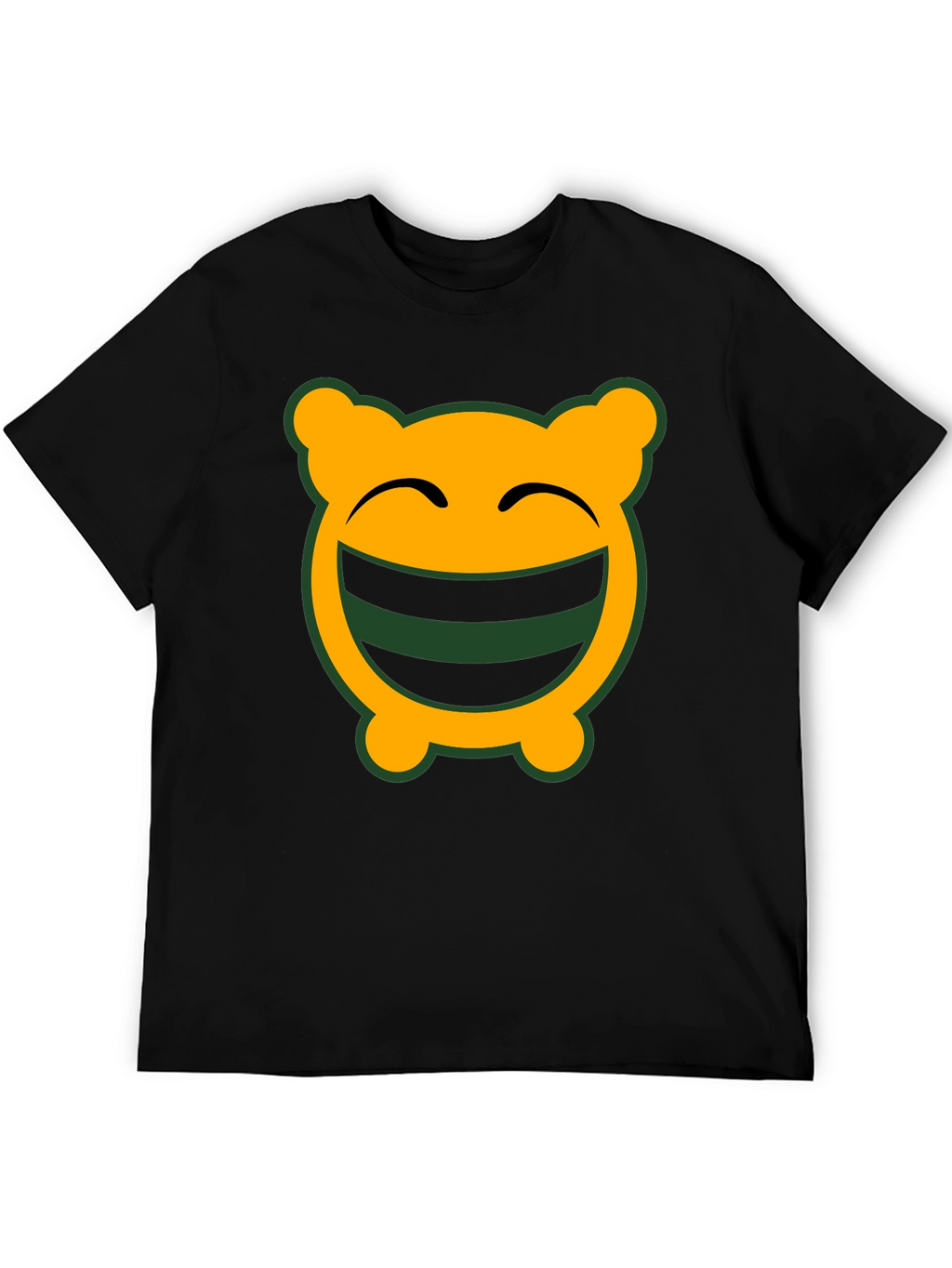 Funny Face Graphic Tee - Black