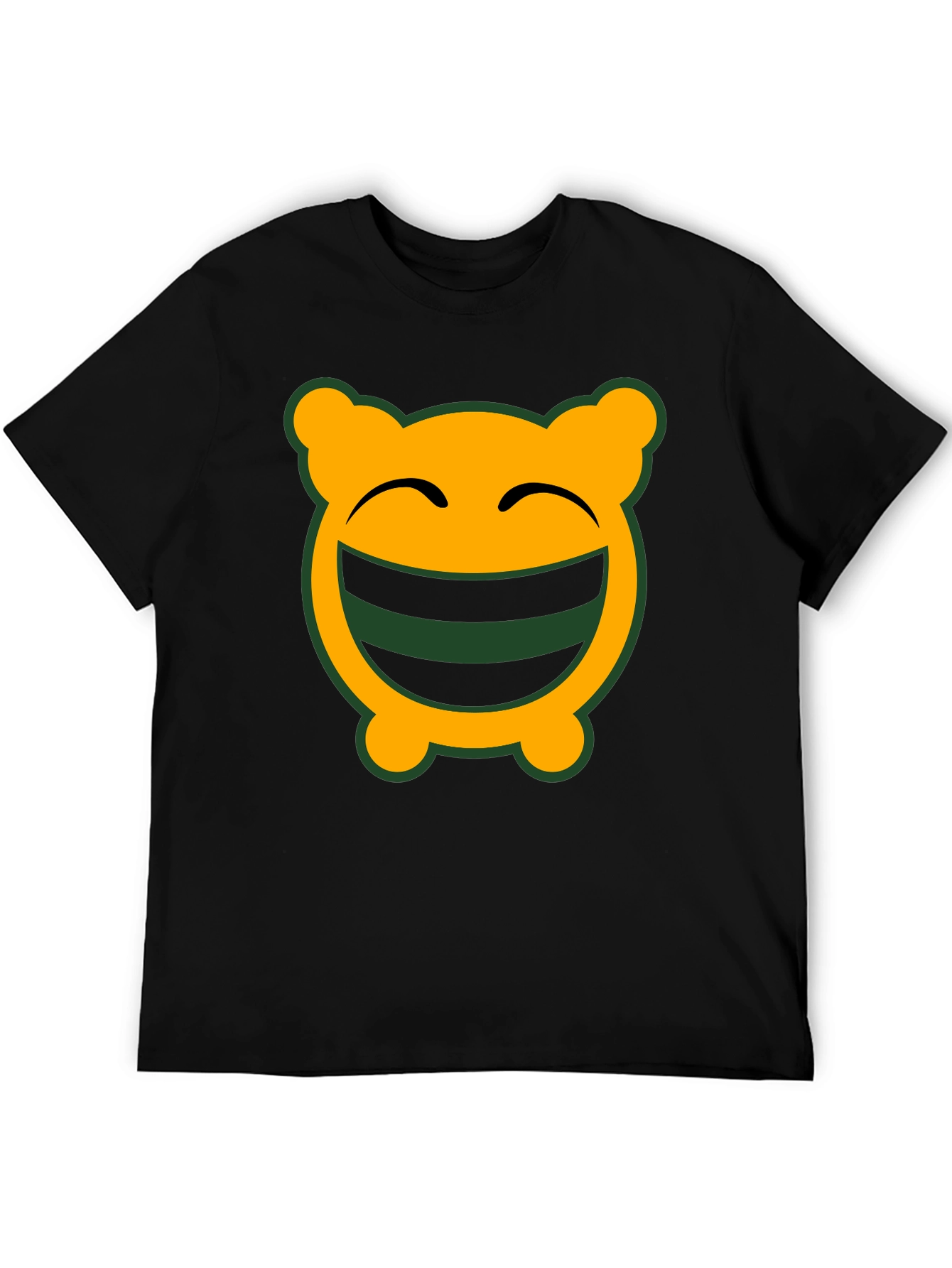 Funny Face Graphic Tee - Black