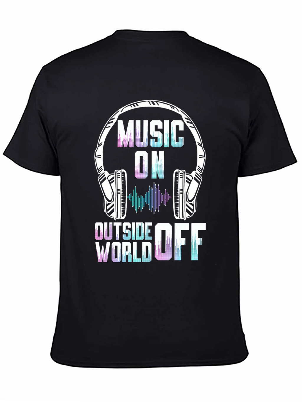 Music On World Off Graphic Tee