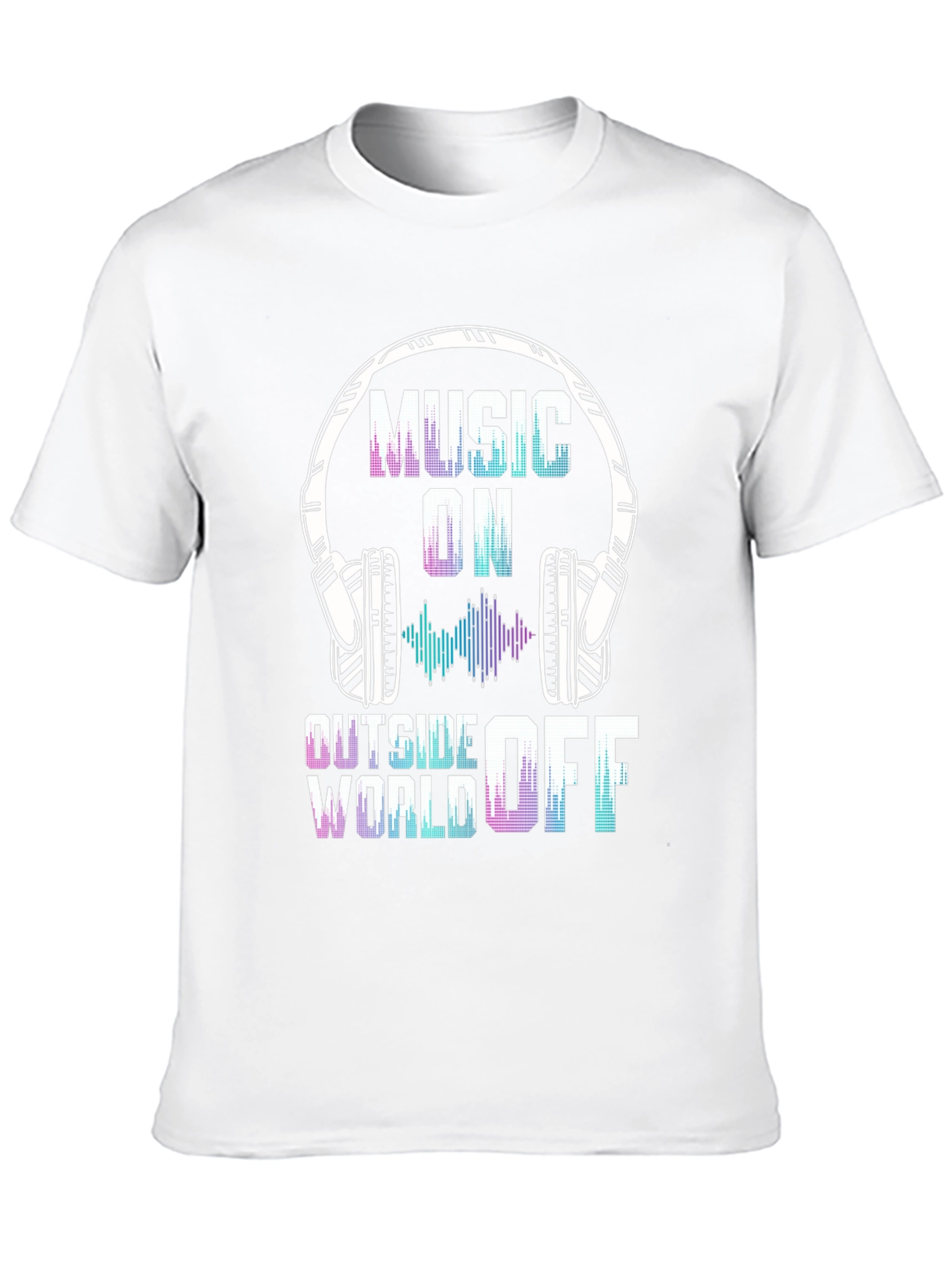 Music On World Off Graphic Tee