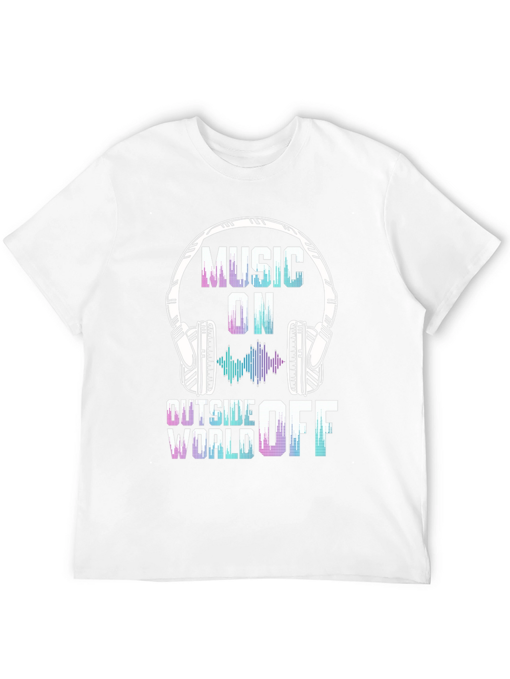 Music On World Off Graphic Tee
