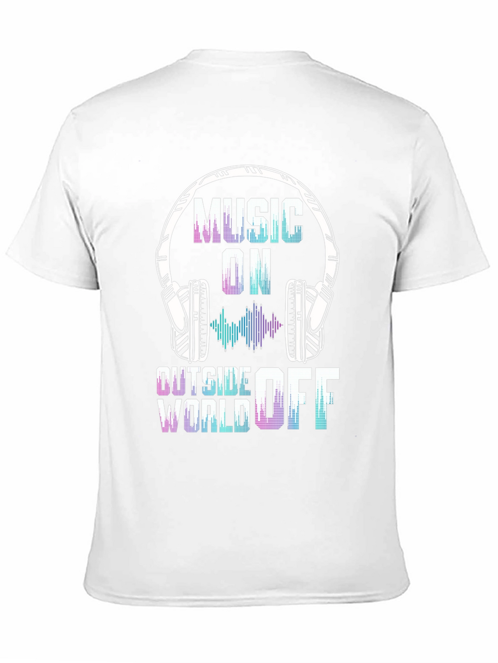 Music On World Off Graphic Tee