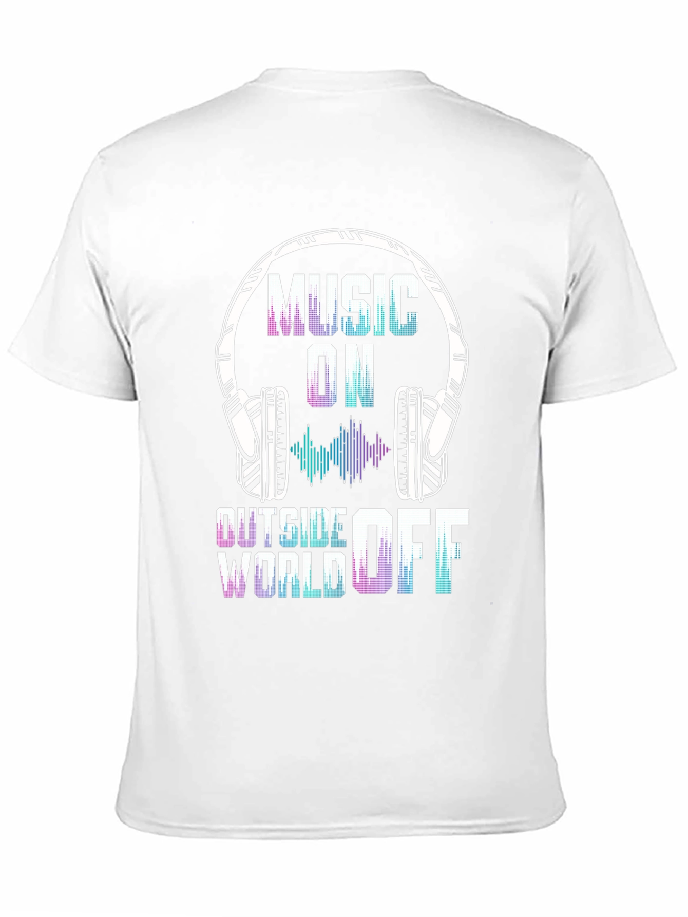 Music On World Off Graphic Tee