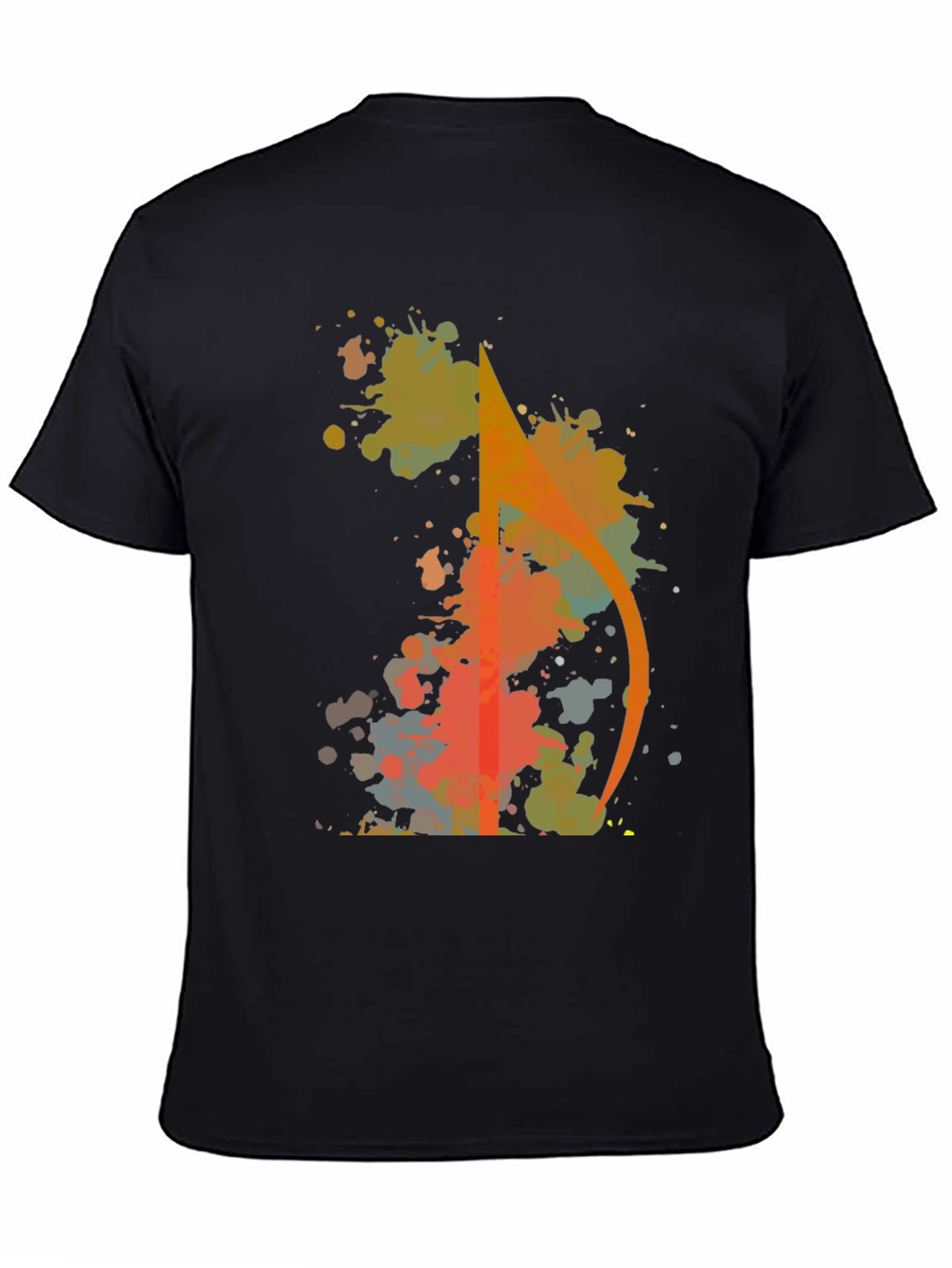Abstract Arrow Splatter Graphic Tee