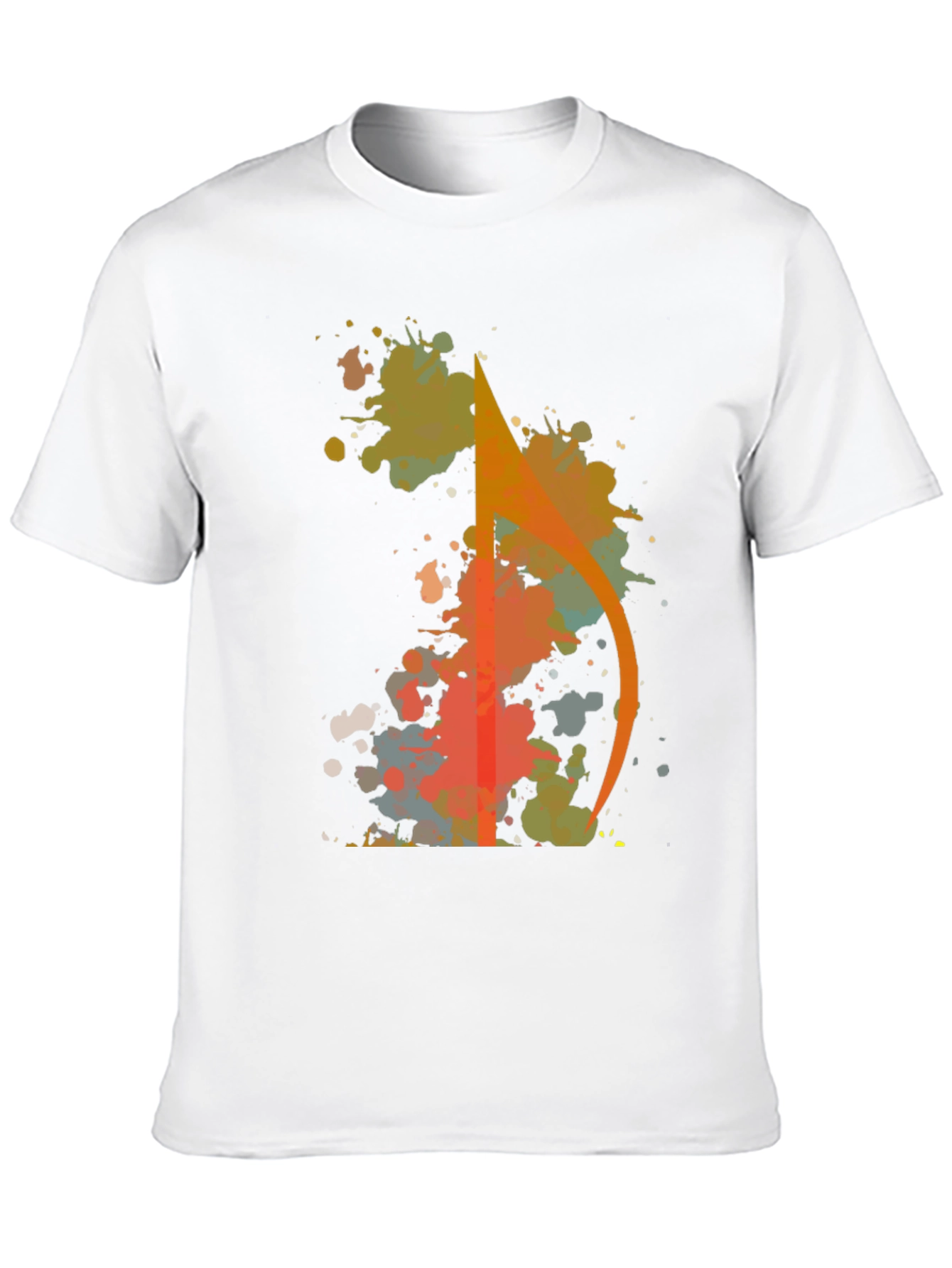 Abstract Arrow Splatter Graphic Tee