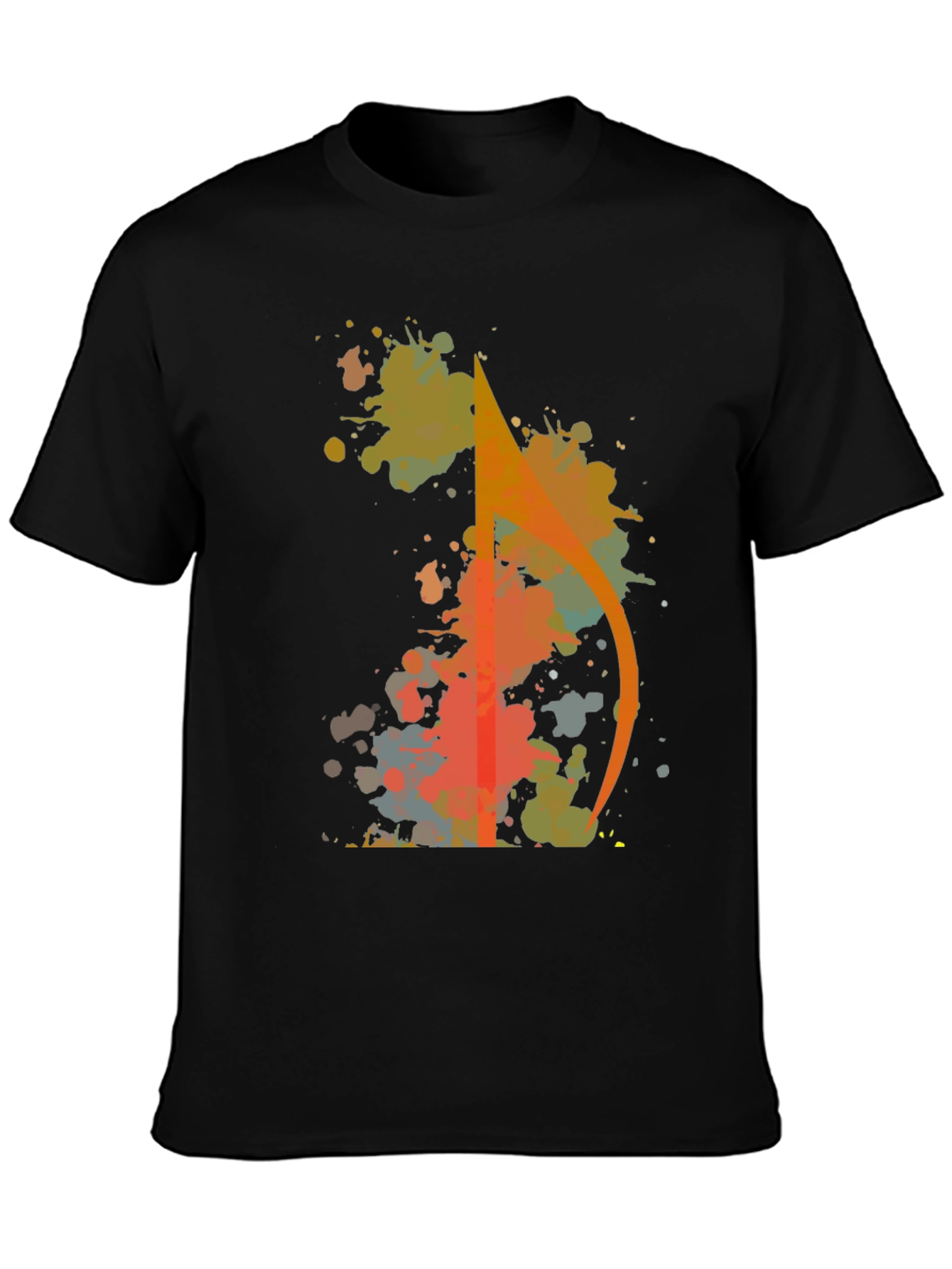 Abstract Arrow Splatter Graphic Tee