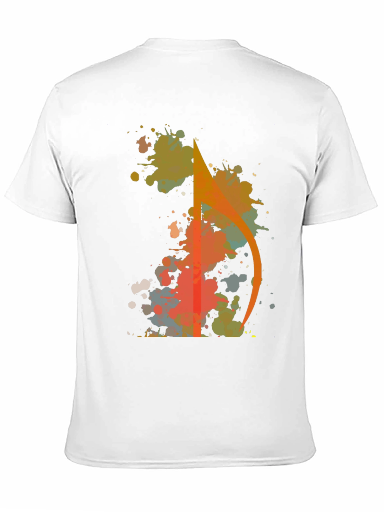 Abstract Arrow Splatter Graphic Tee