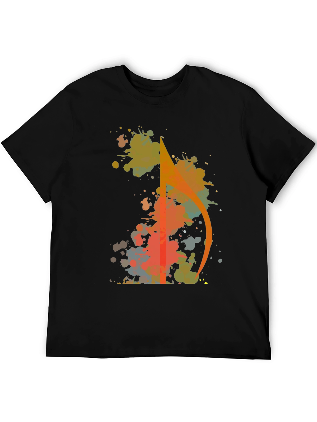 Abstract Arrow Splatter Graphic Tee
