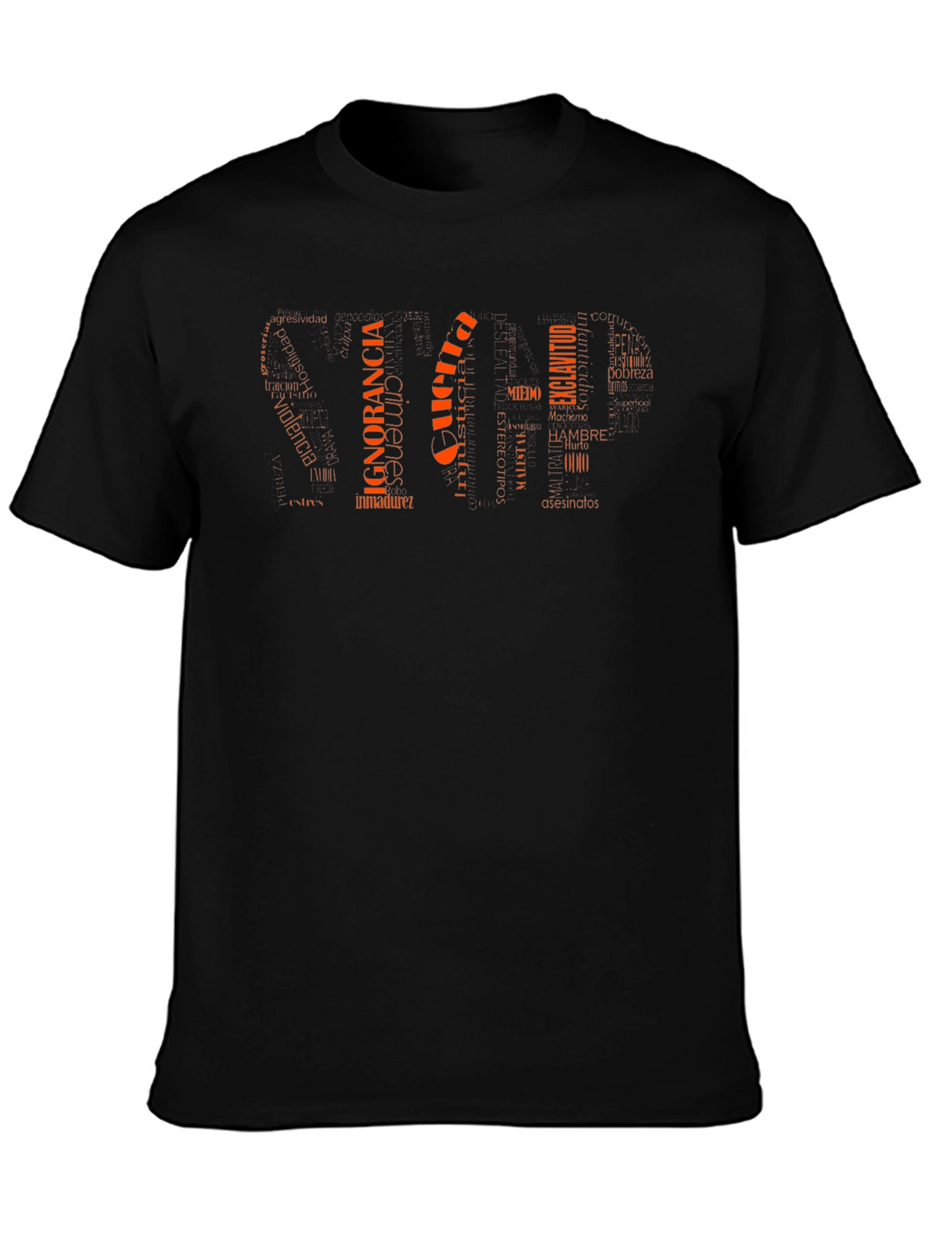 Word Art Graphic T-Shirt - Social Commentary Tee