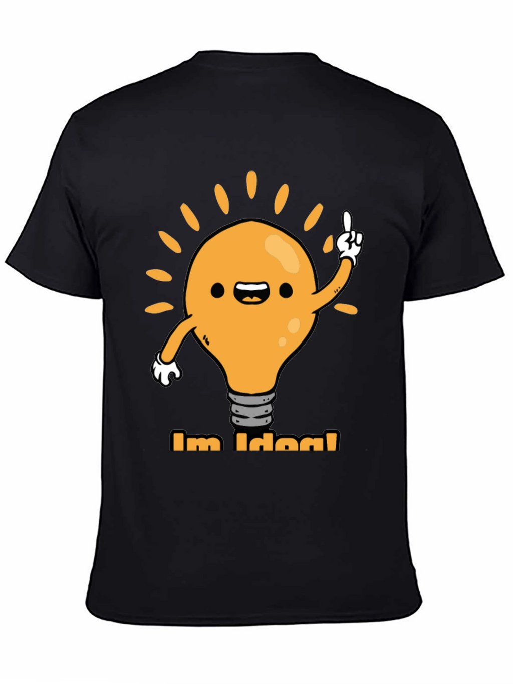 Im Idea! Graphic Tee - Black Cotton T-Shirt