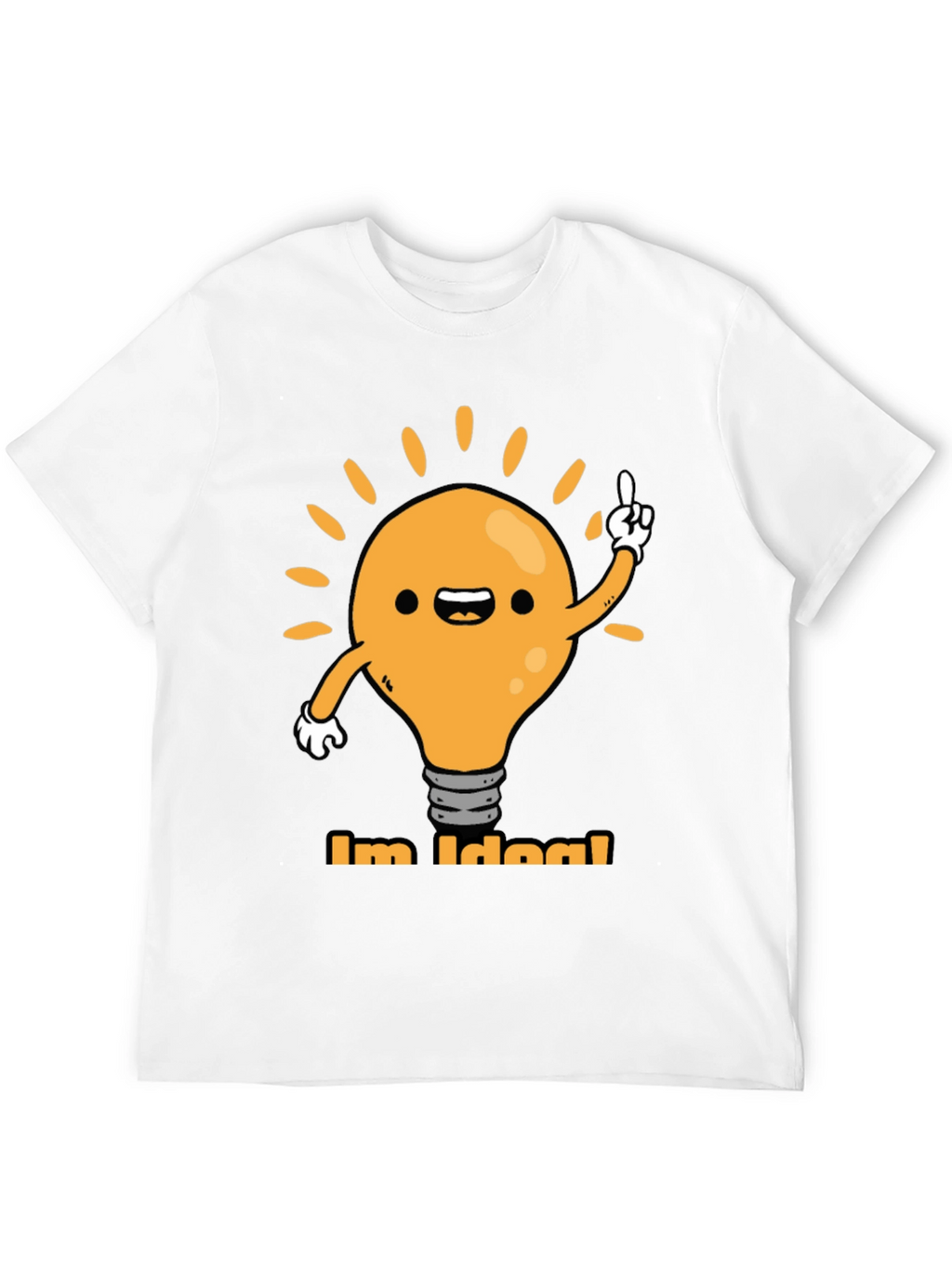 Im Idea! Graphic Tee - Black Cotton T-Shirt
