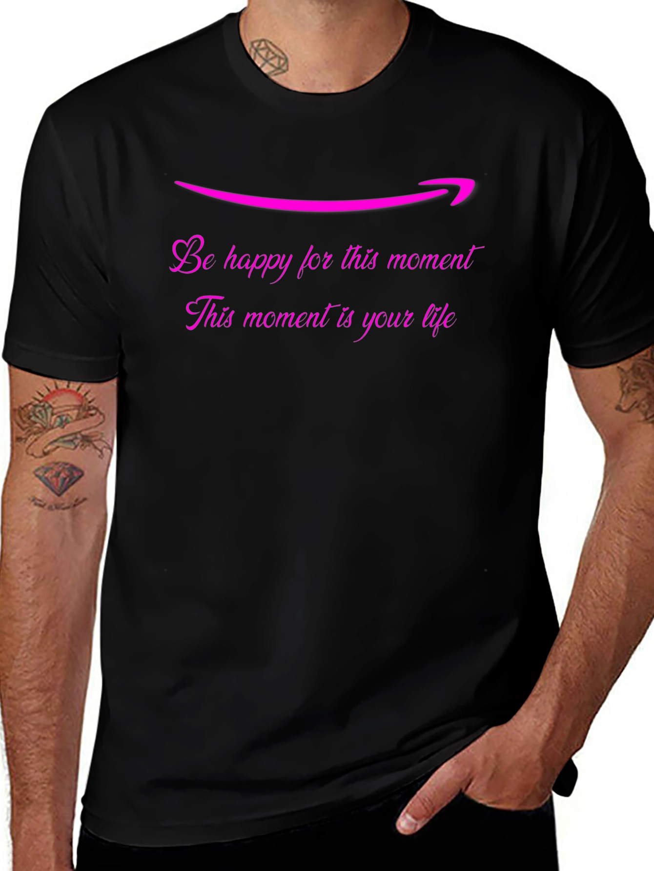 Be Happy T-Shirt: Lifes Moments Matter