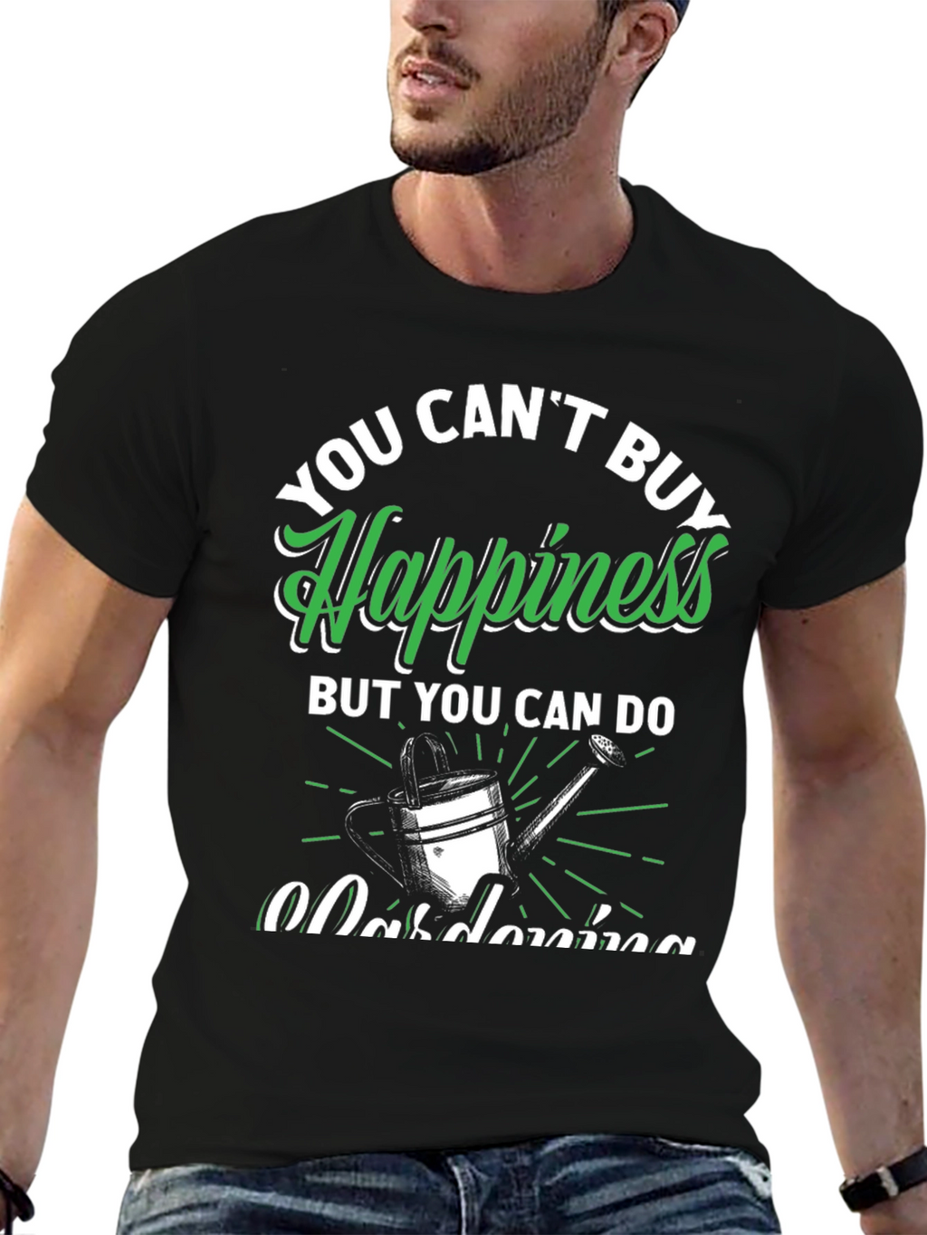 Gardening Happiness Graphic T-Shirt