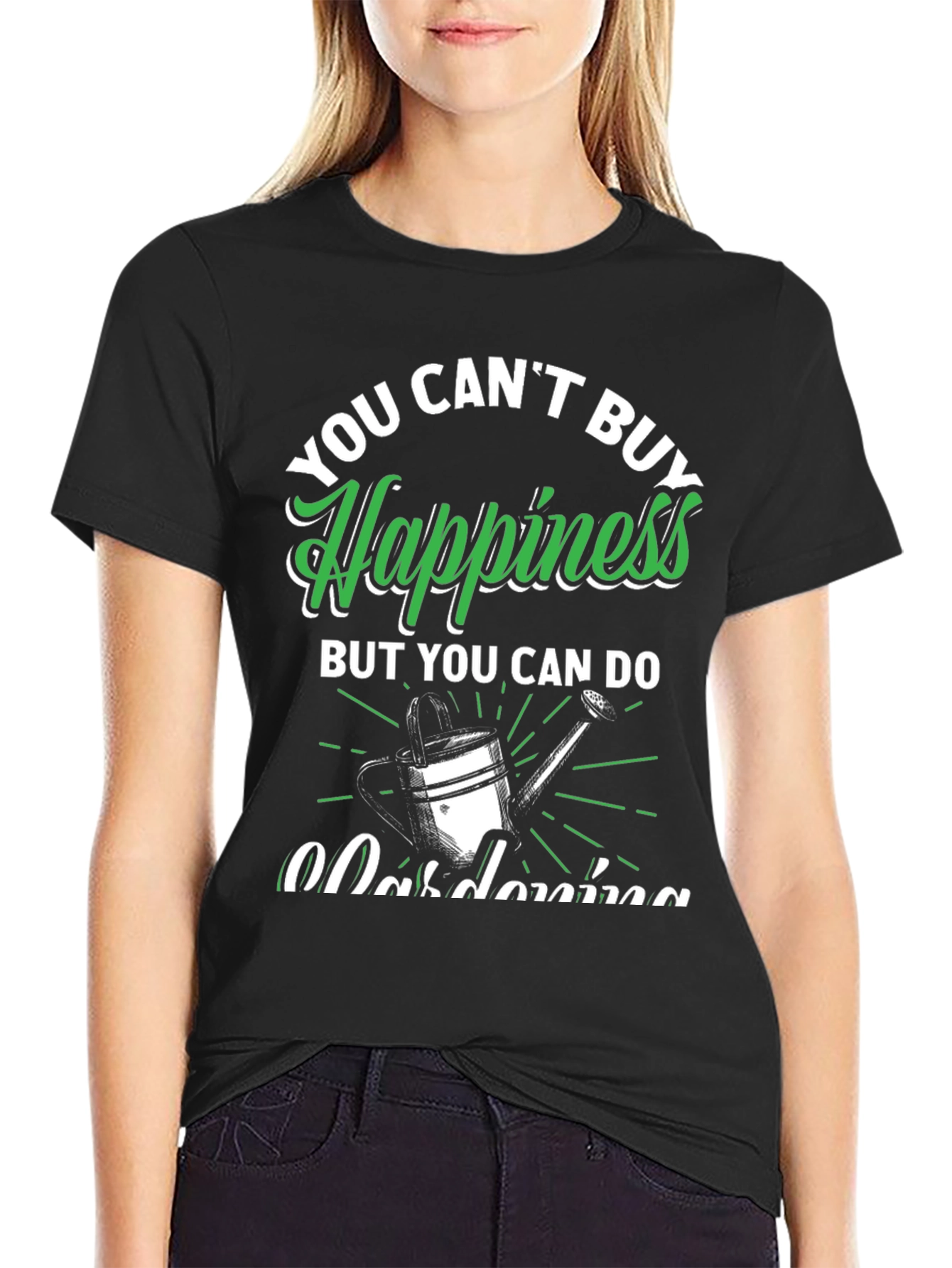 Gardening Happiness Graphic T-Shirt