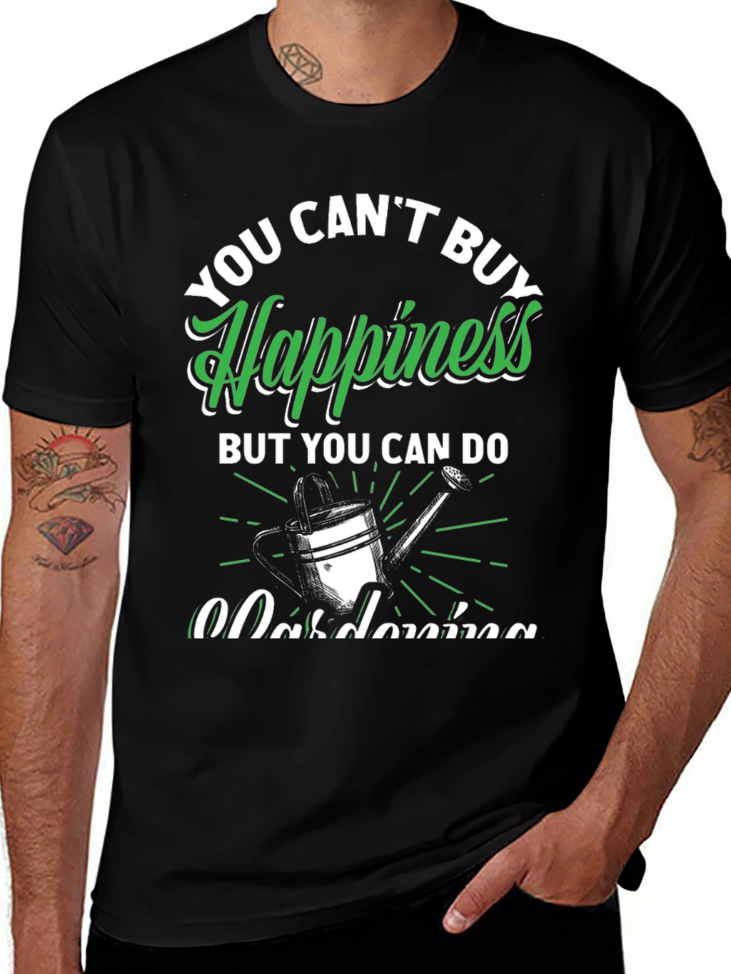 Gardening Happiness Graphic T-Shirt